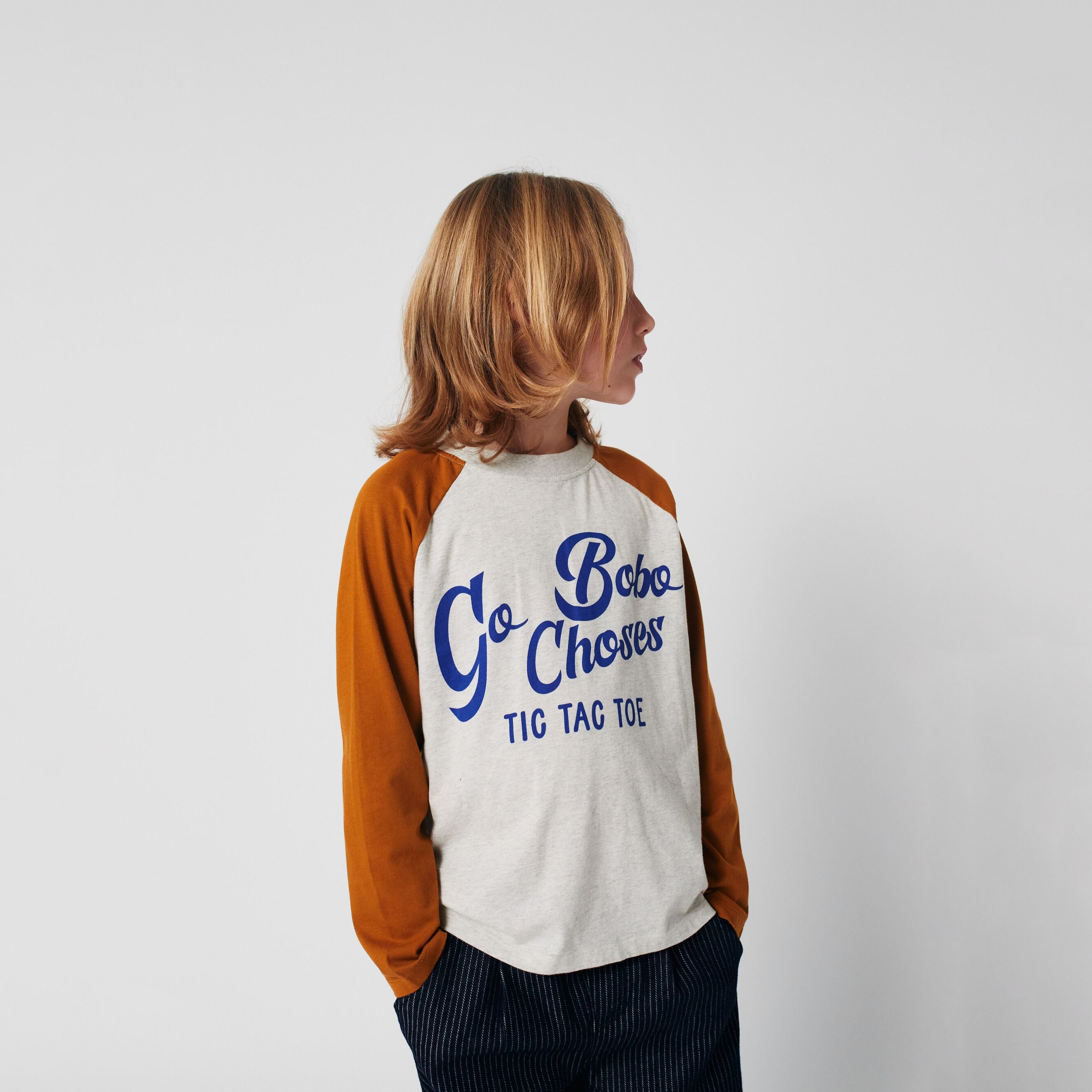 Boys & Girls Brown Logo Cotton T-Shirt