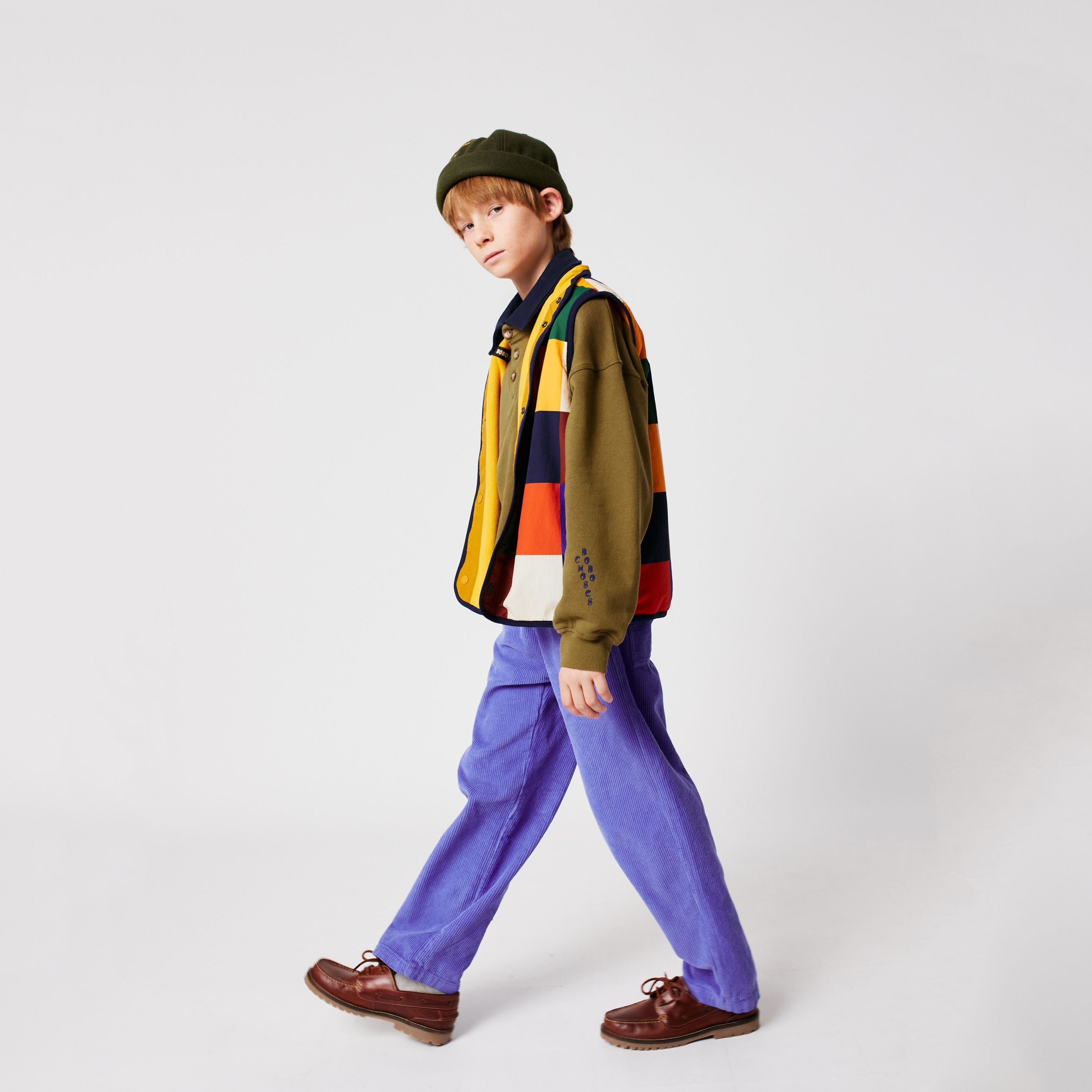 Boys & Girls Khaki Cotton Sweatshirt