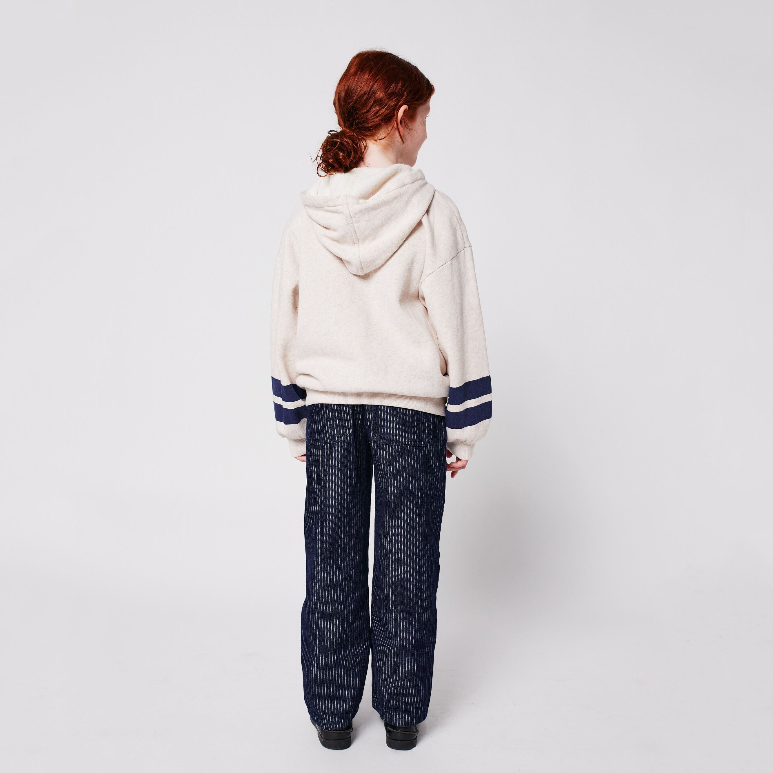 Boys & Girls Beige Cotton Zip-Up Top