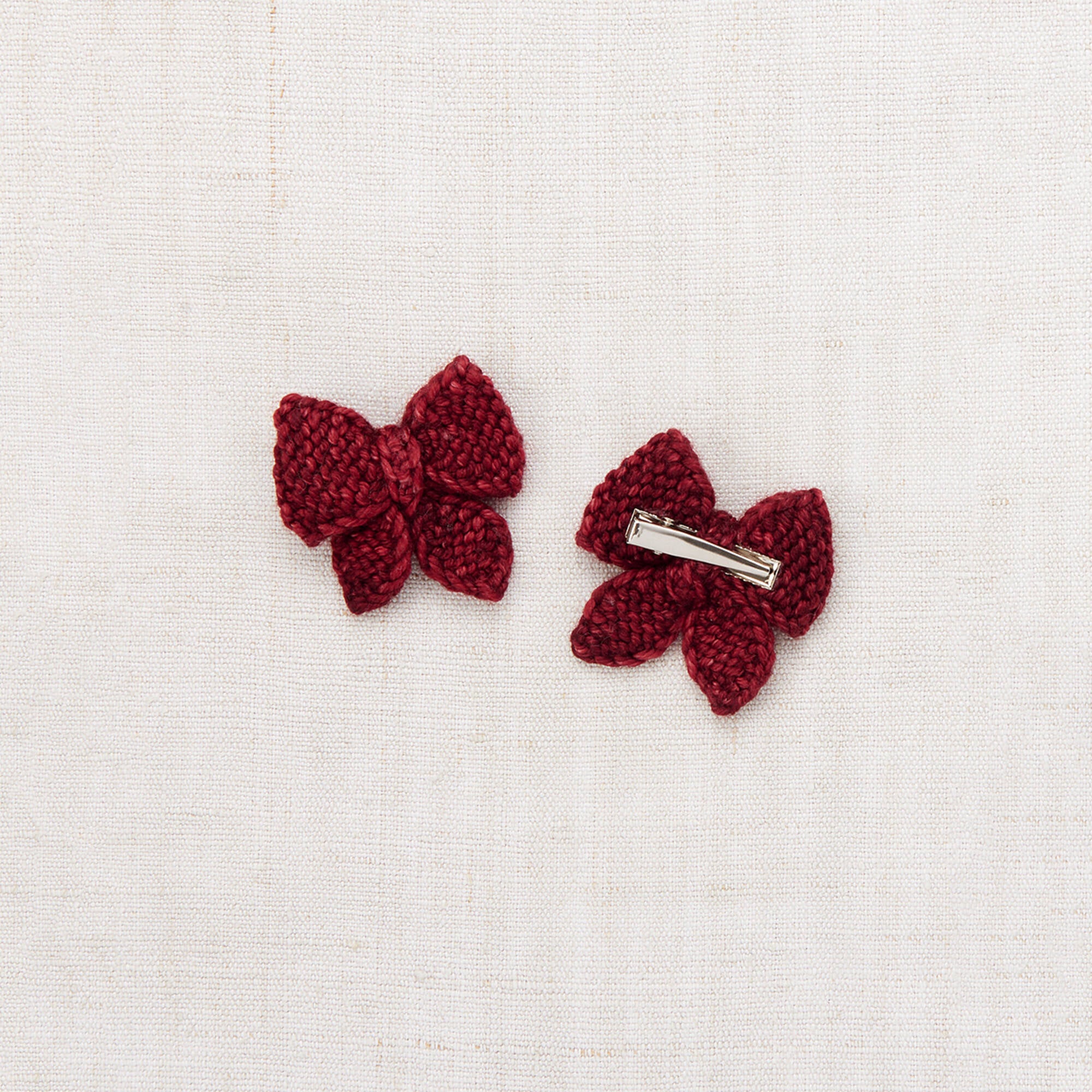 Girls Berry Bow Hair Clips