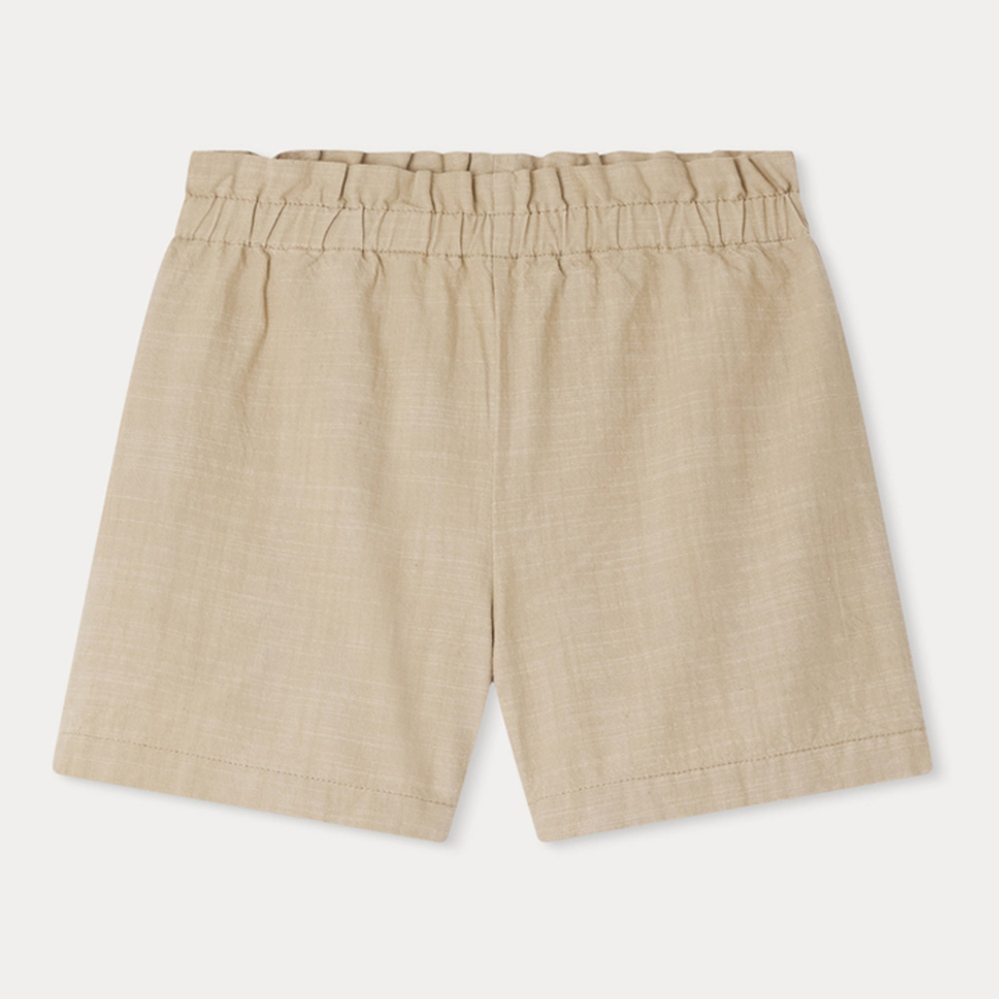 Girls Khaki Cotton Shorts