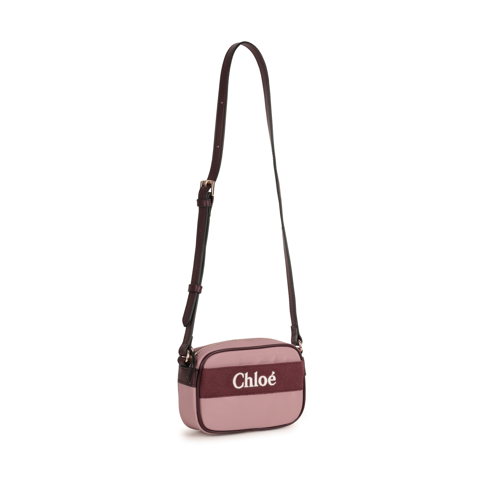 Girls Pink Logo Shoulder Bag(16x11x5cm)