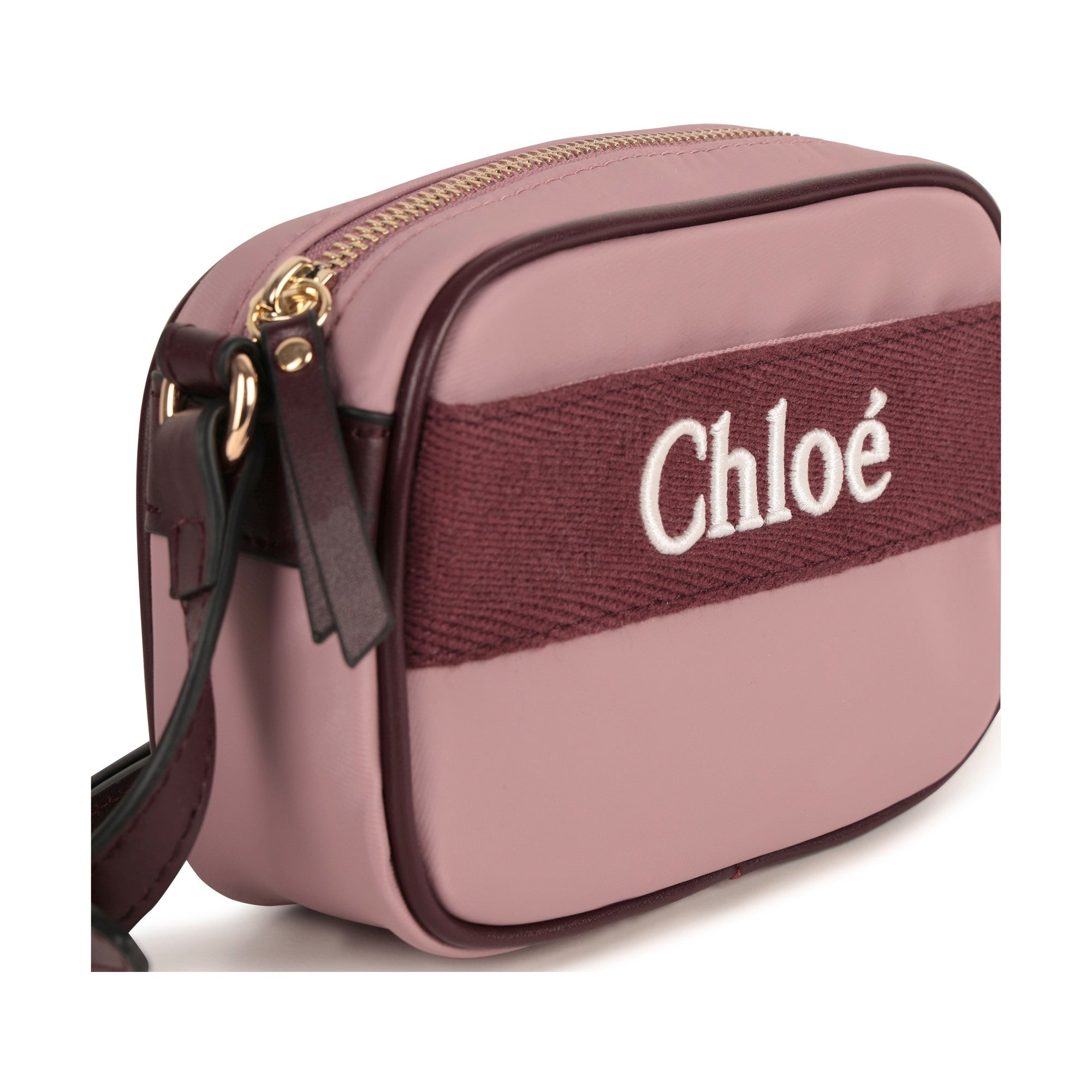 Girls Pink Logo Shoulder Bag(16x11x5cm)