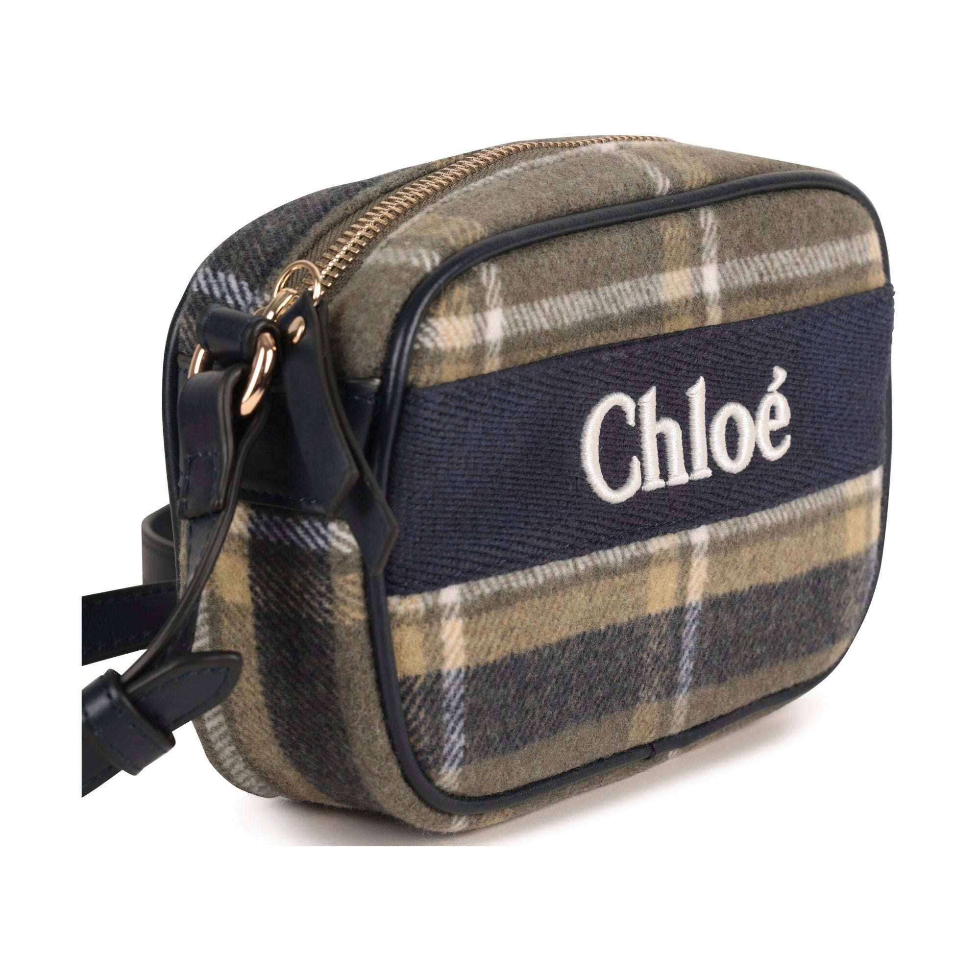 Girls Brown Logo Check Shoulder Bag(16x11x5cm)