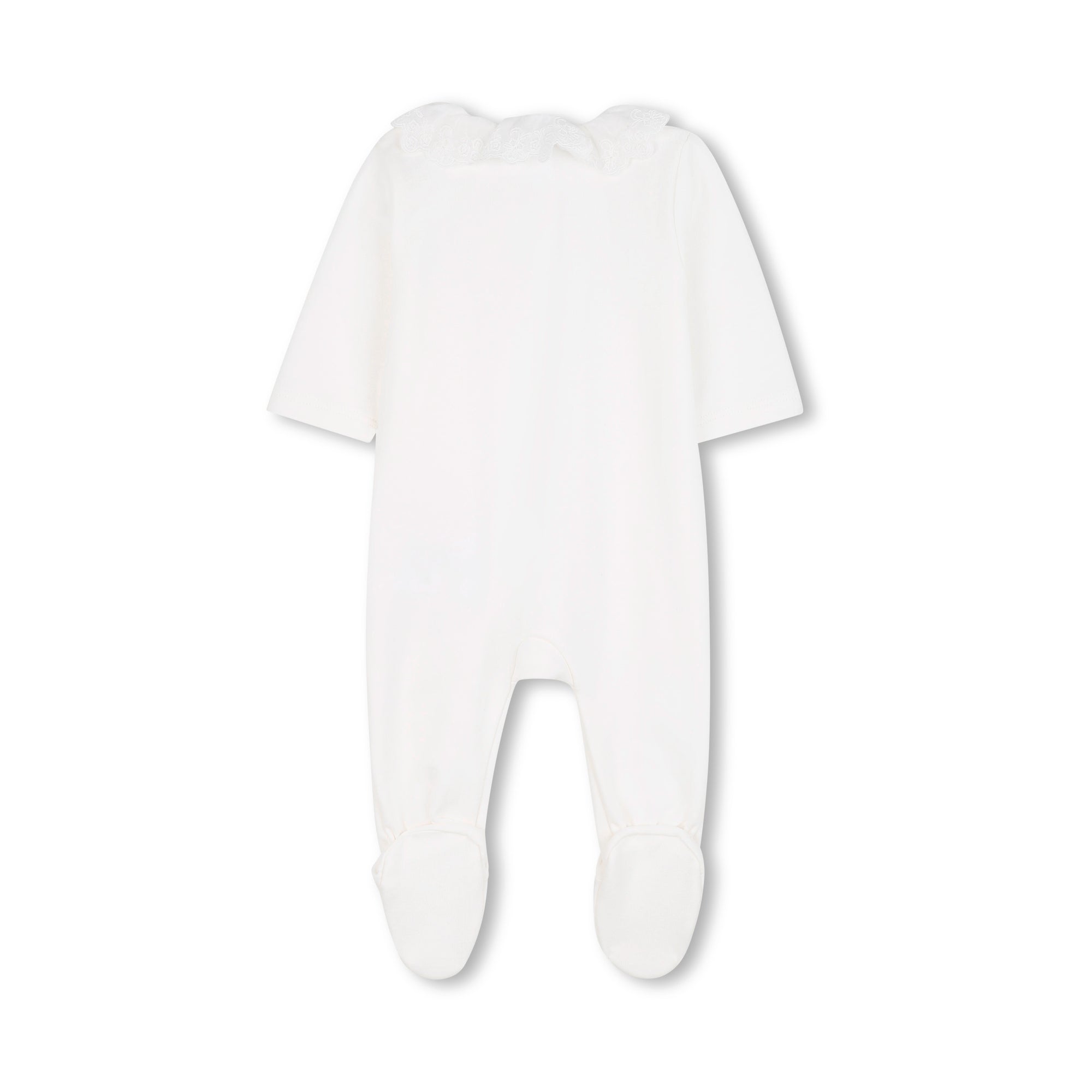 Baby Girls White Cotton Babysuit Gift Set(3 Pack)