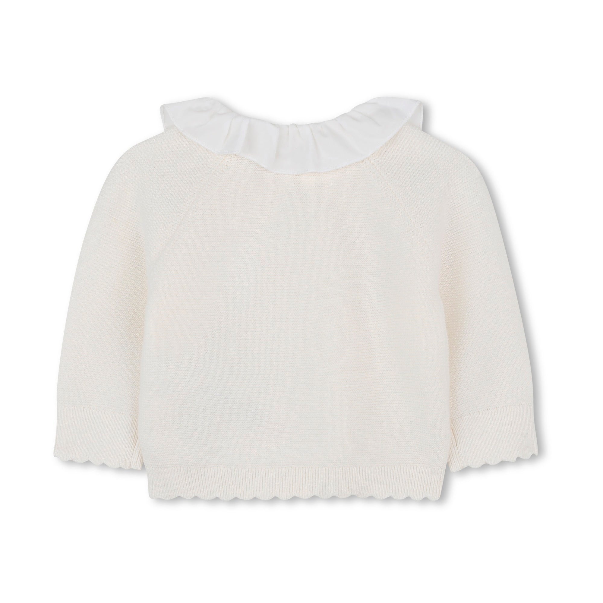 Baby Girls White Knit Cotton Gift Set