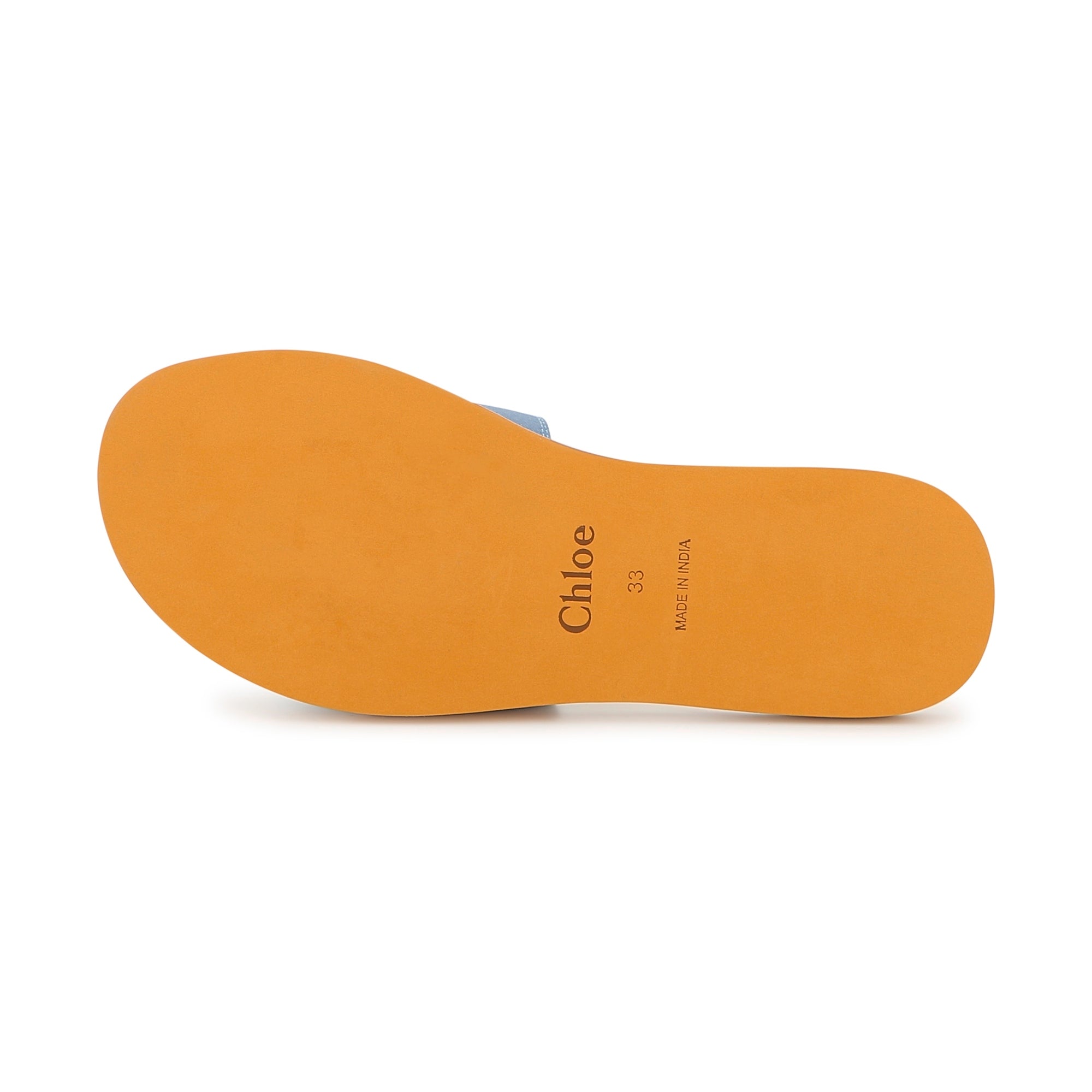 Girls Blue Logo Slippers