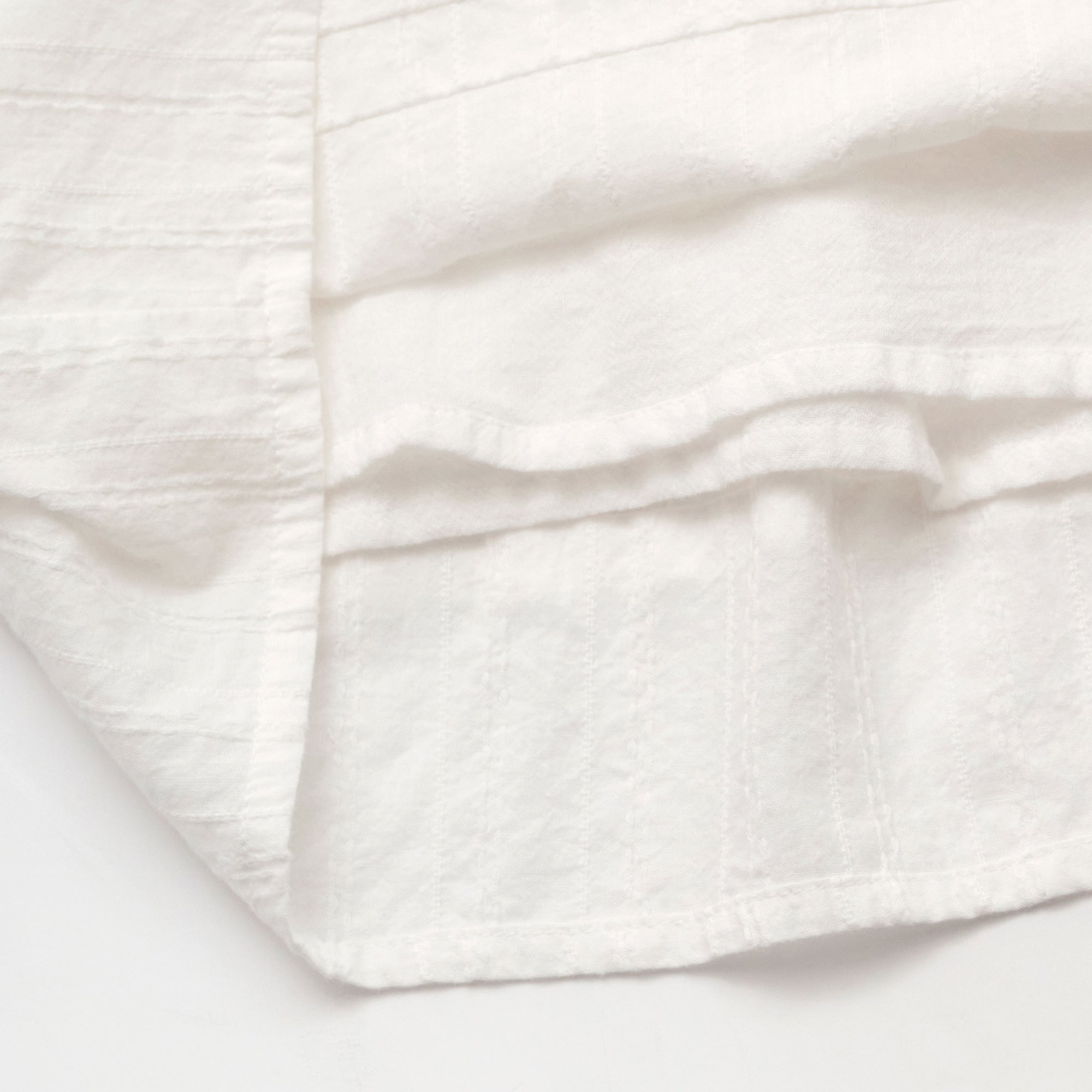 Girls White Cotton Dress