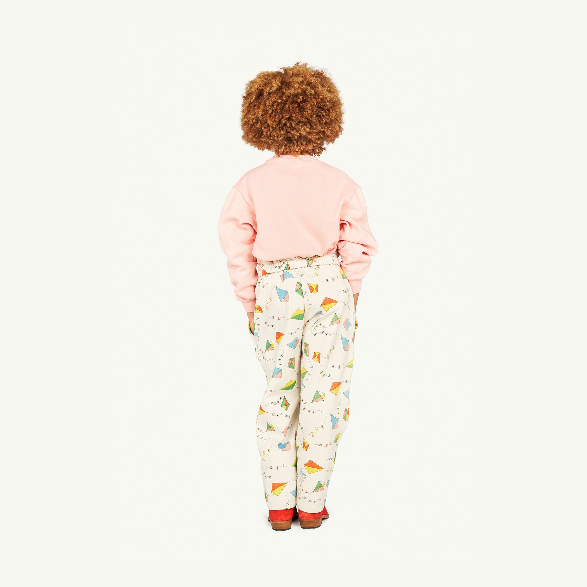Boys & Girls Pink Printed Cotton Sweatshirt