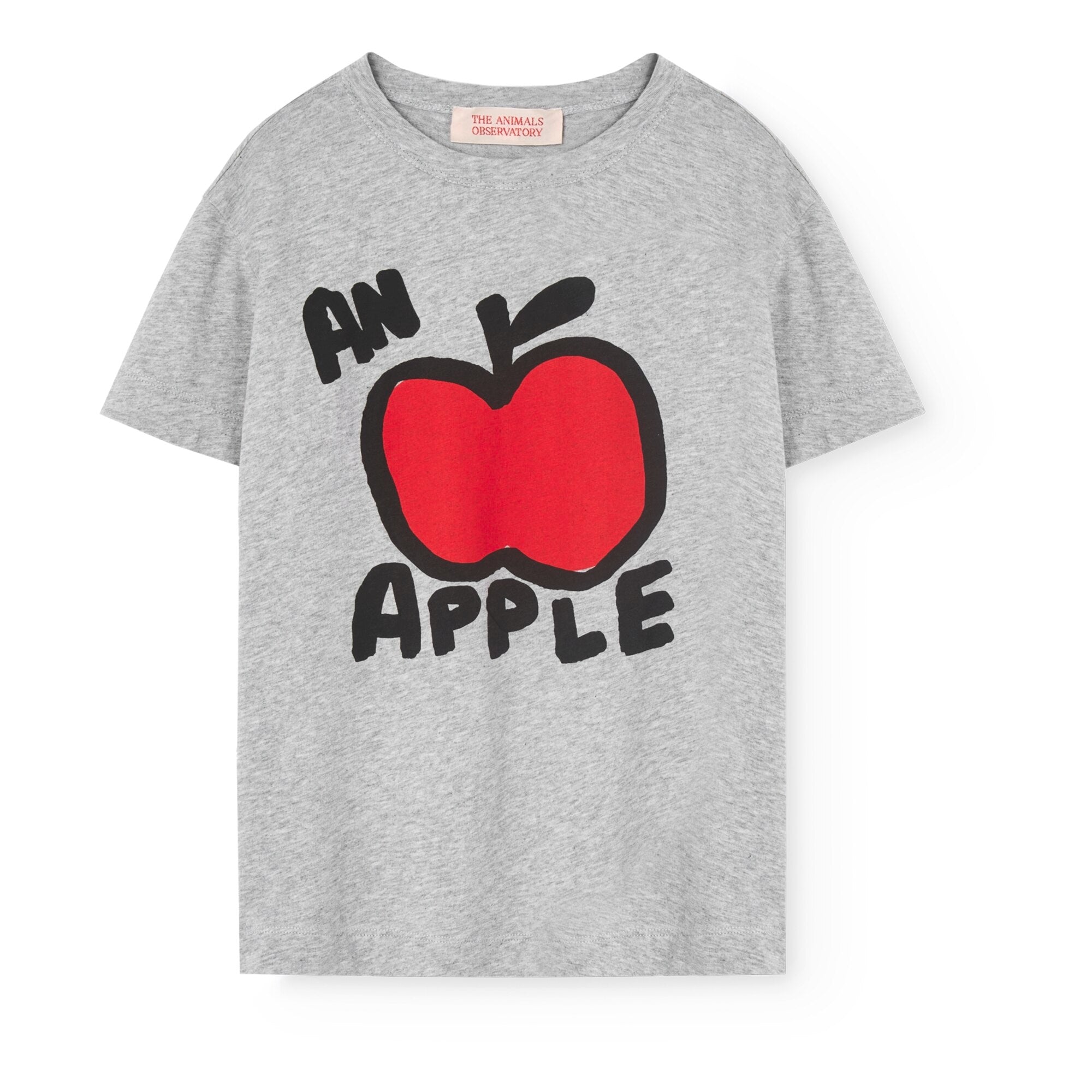 Boys & Girls Grey Printed Cotton T-Shirt