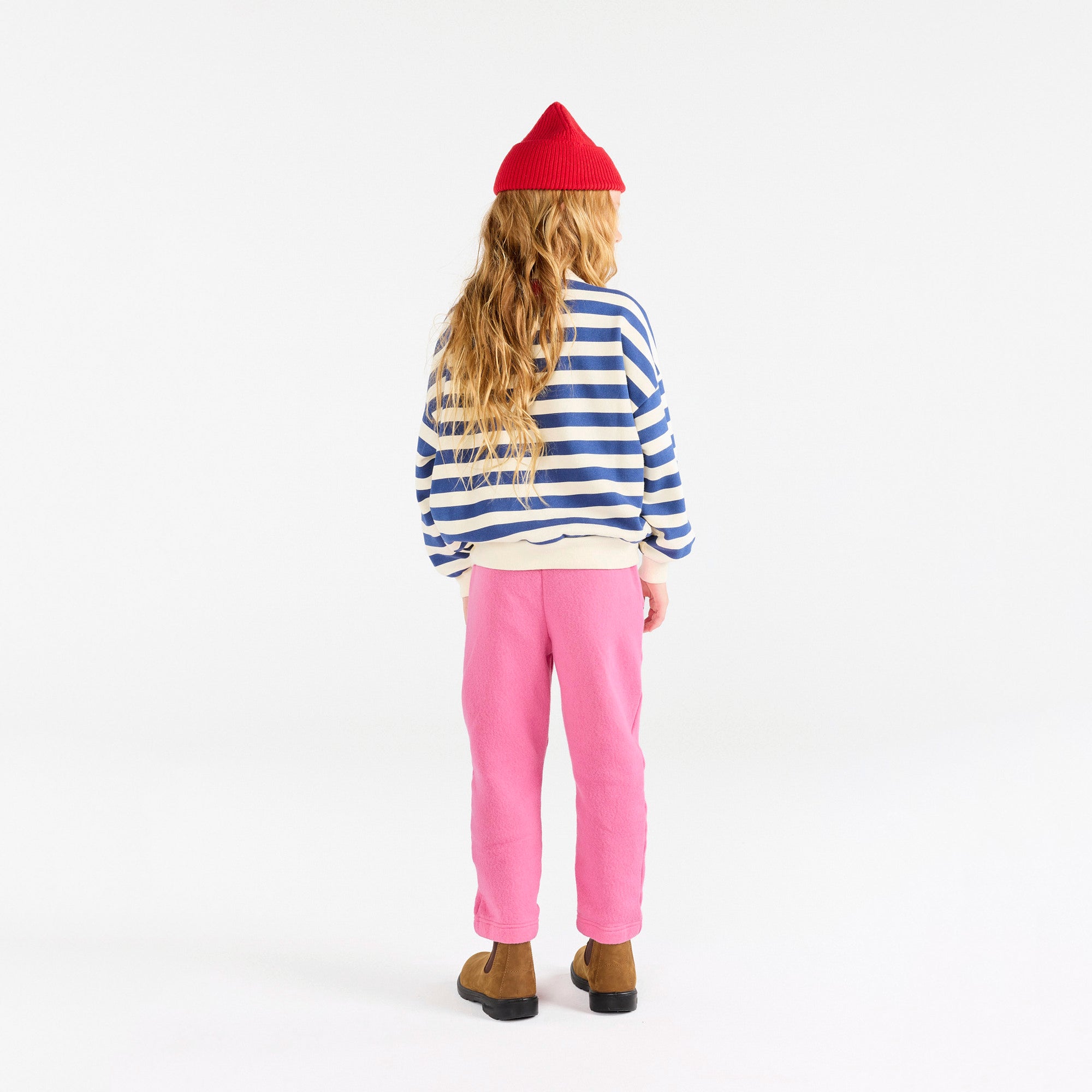 Boys & Girls Navy Stripes Cotton Sweatshirt