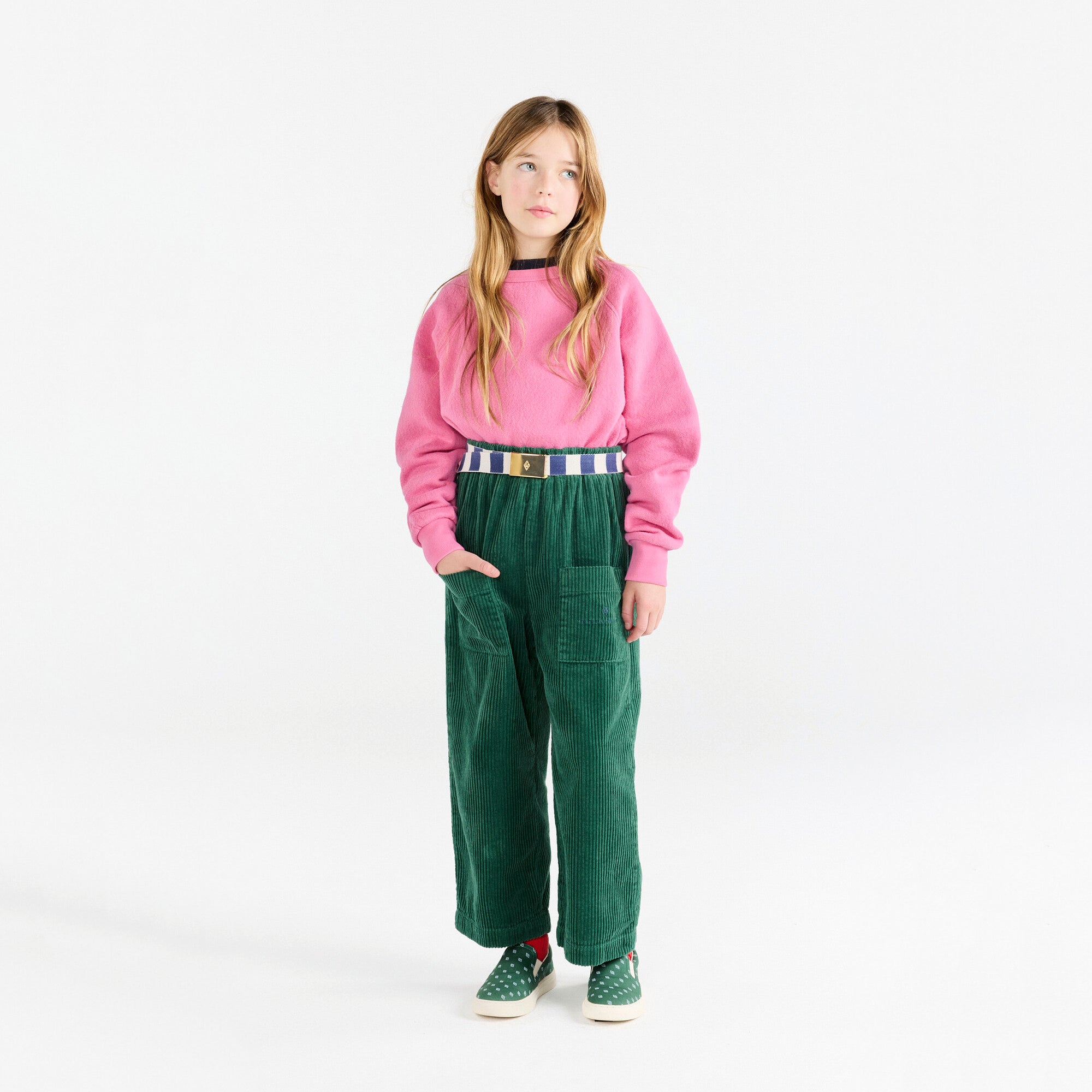 Boys & Girls Pink Cotton Sweatshirt