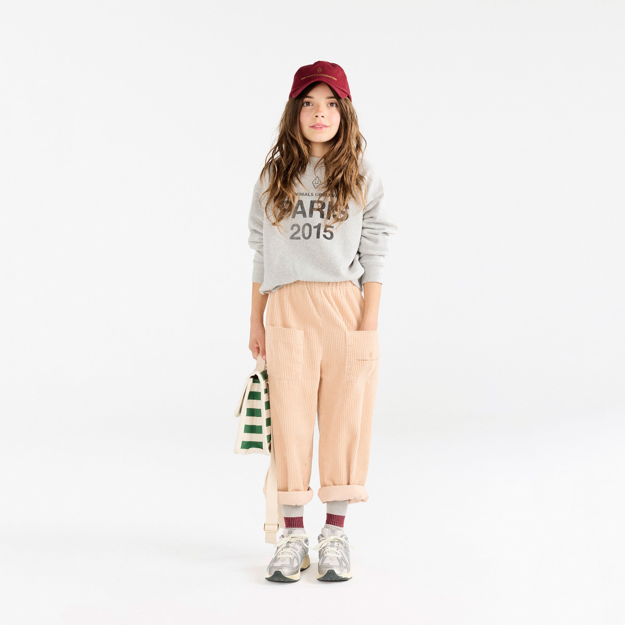 Boys & Girls Grey Logo Cotton Sweatshirt