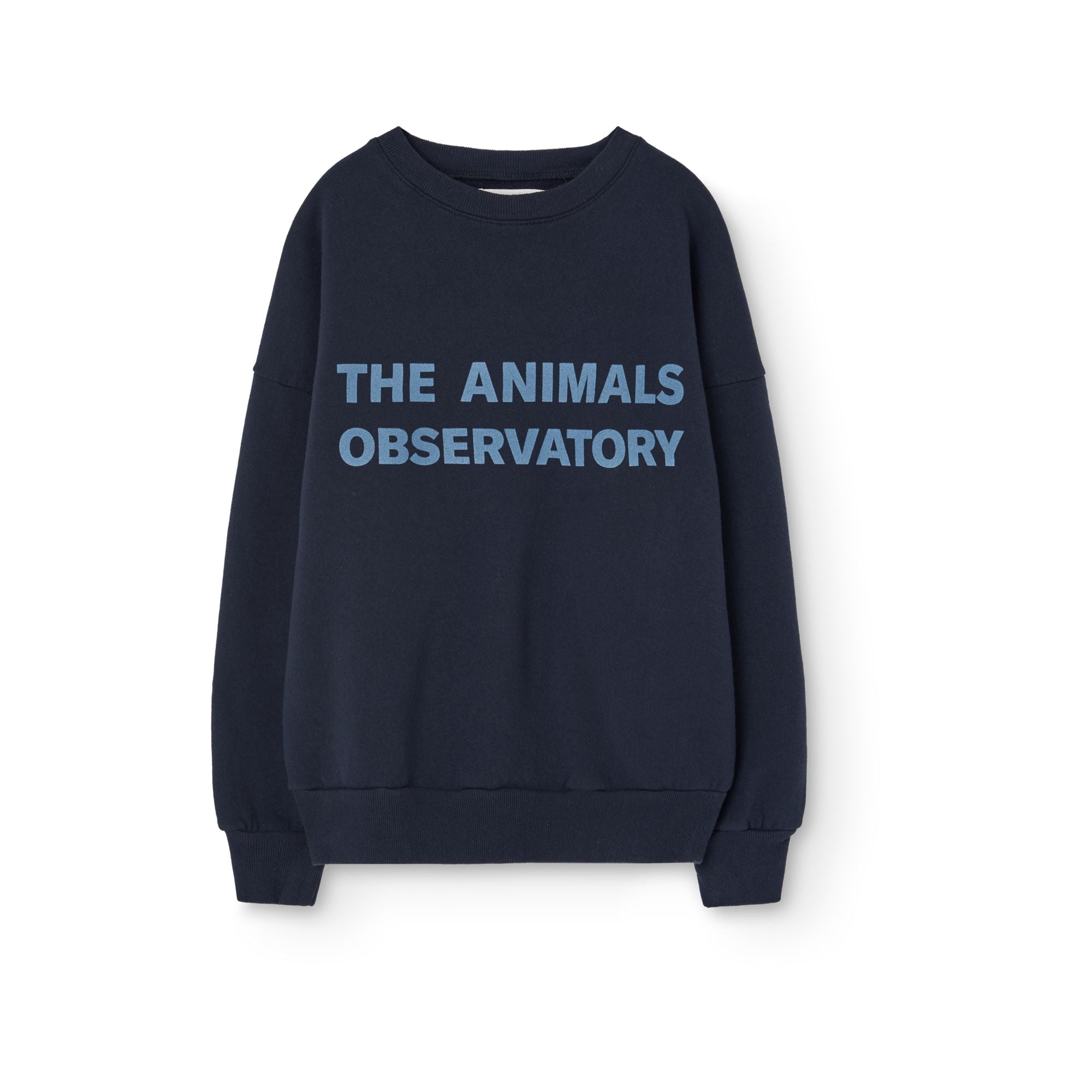 Boys & Girls Navy Logo Cotton Sweatshirt