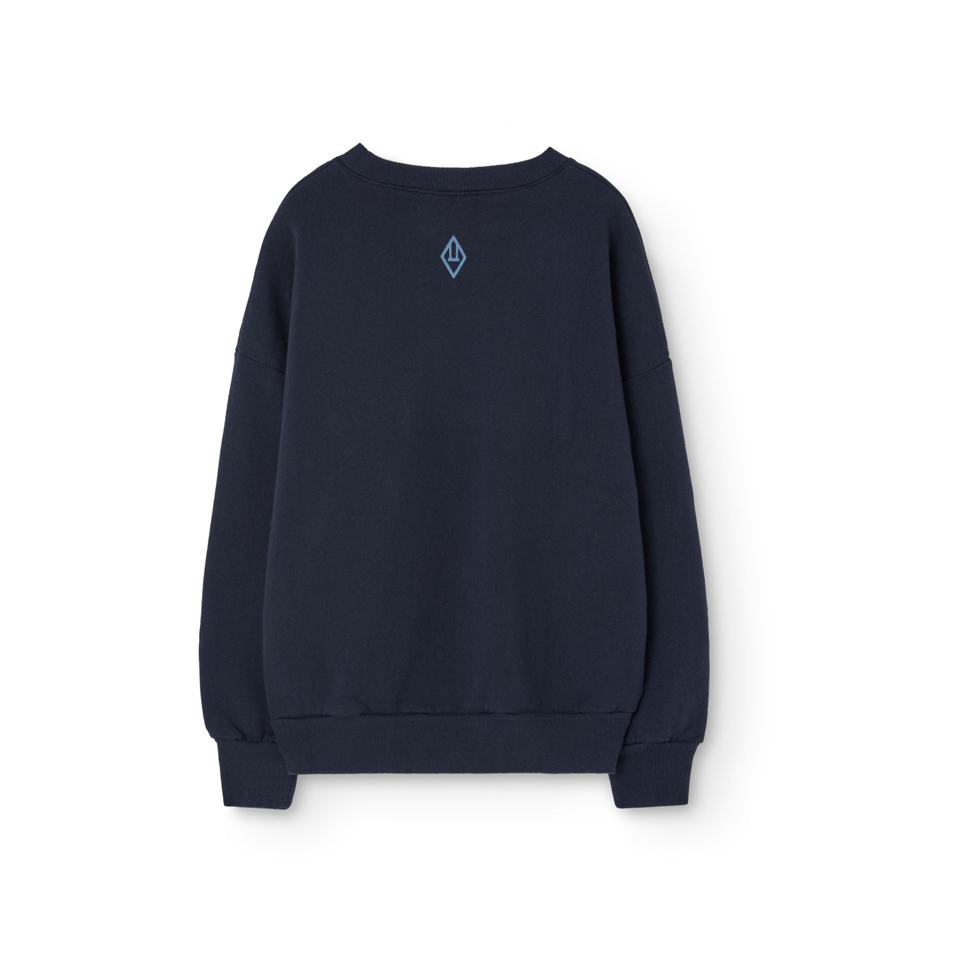 Boys & Girls Navy Logo Cotton Sweatshirt