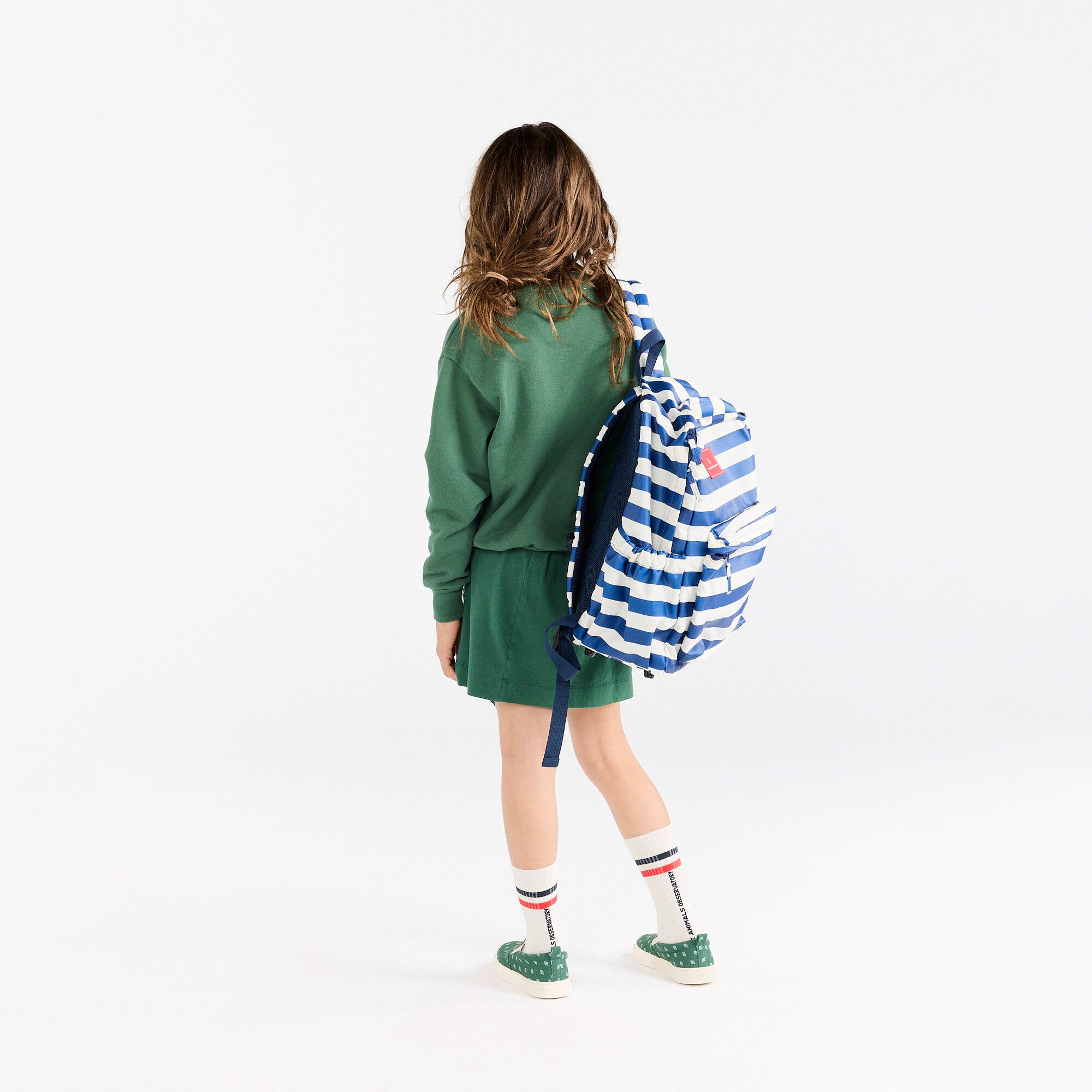 Boys & Girls White Logo Cotton Socks