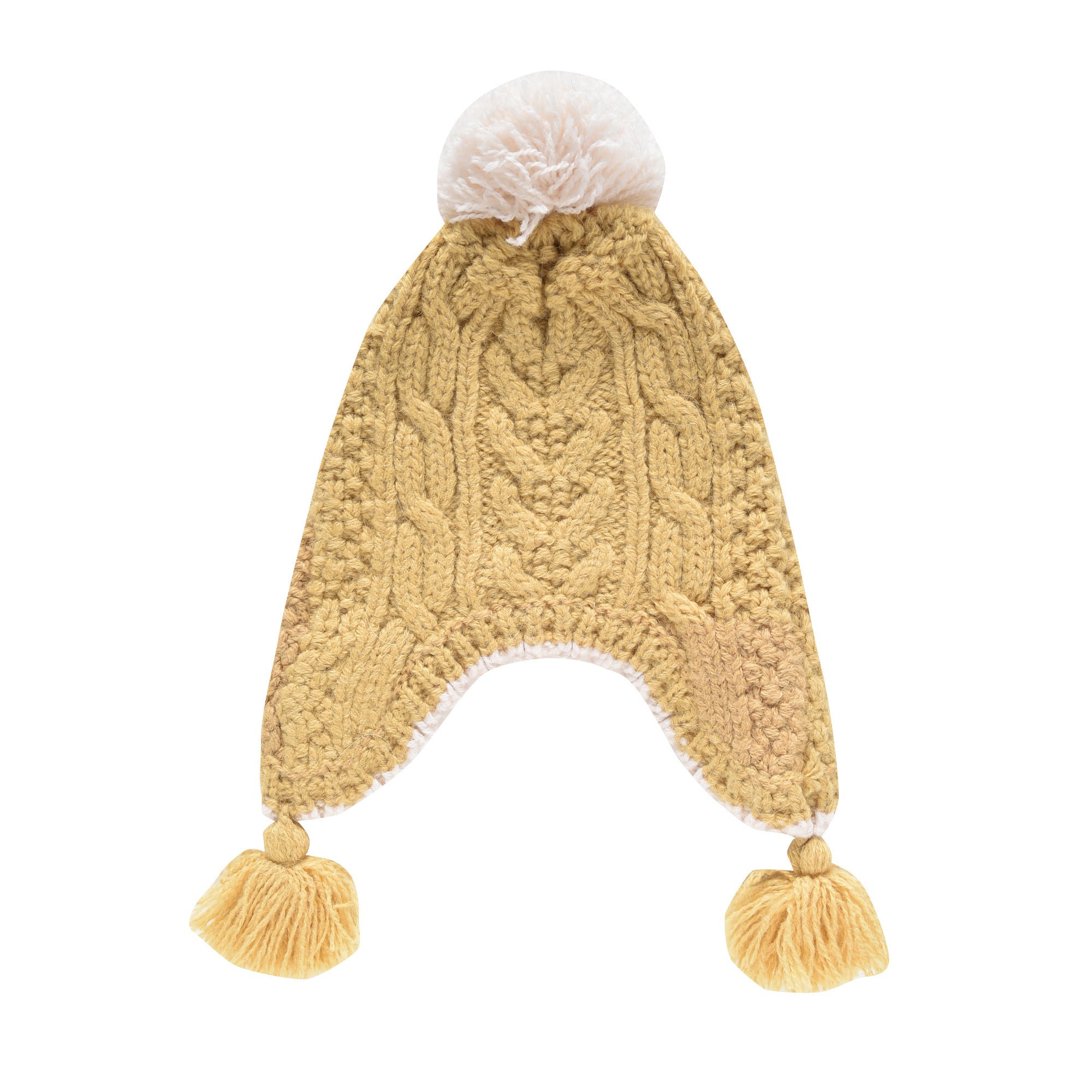 Girls Yellow Knit Hat