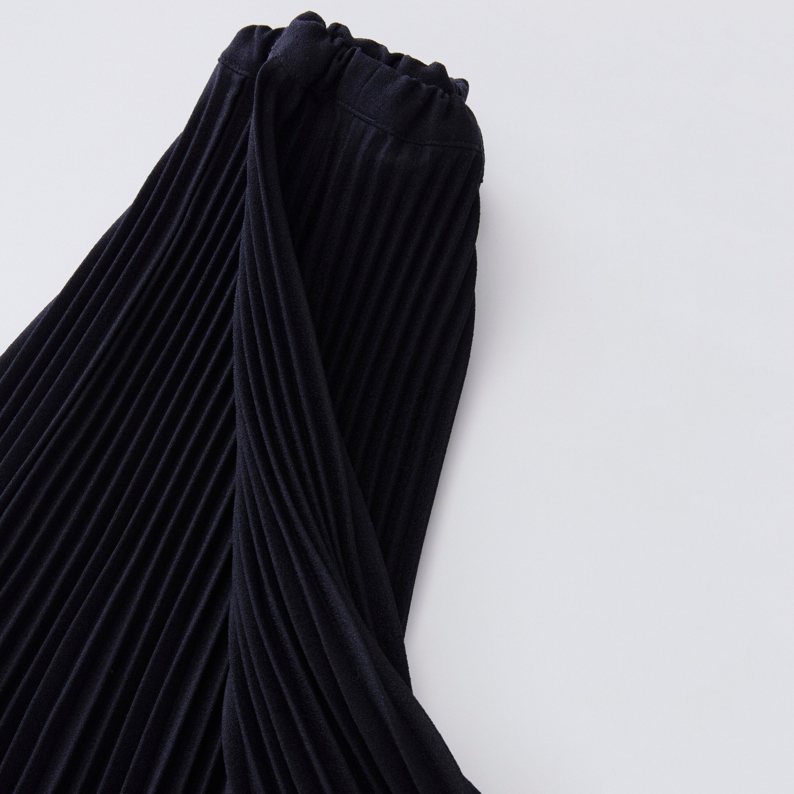 Girls Navy Pleated Skirt