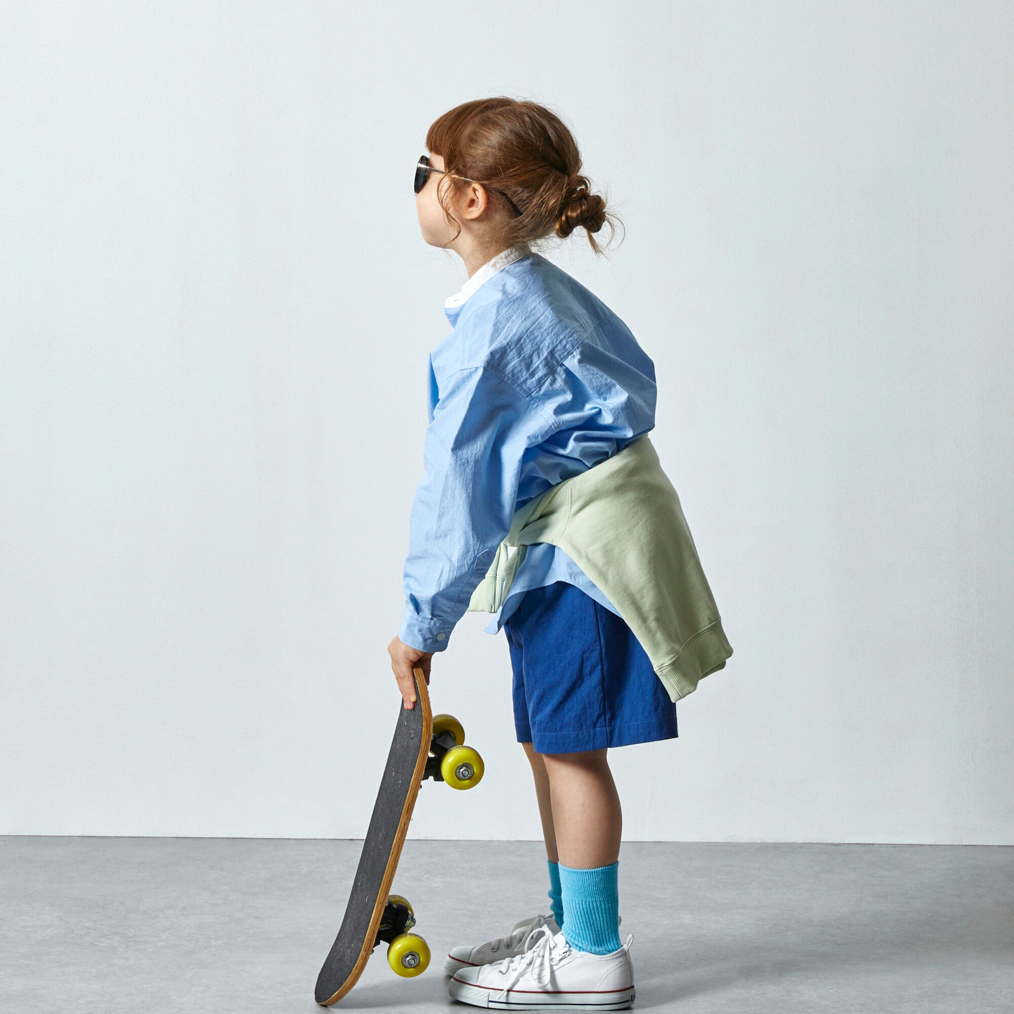 Boys & Girls Blue Stripes Cotton Shirt