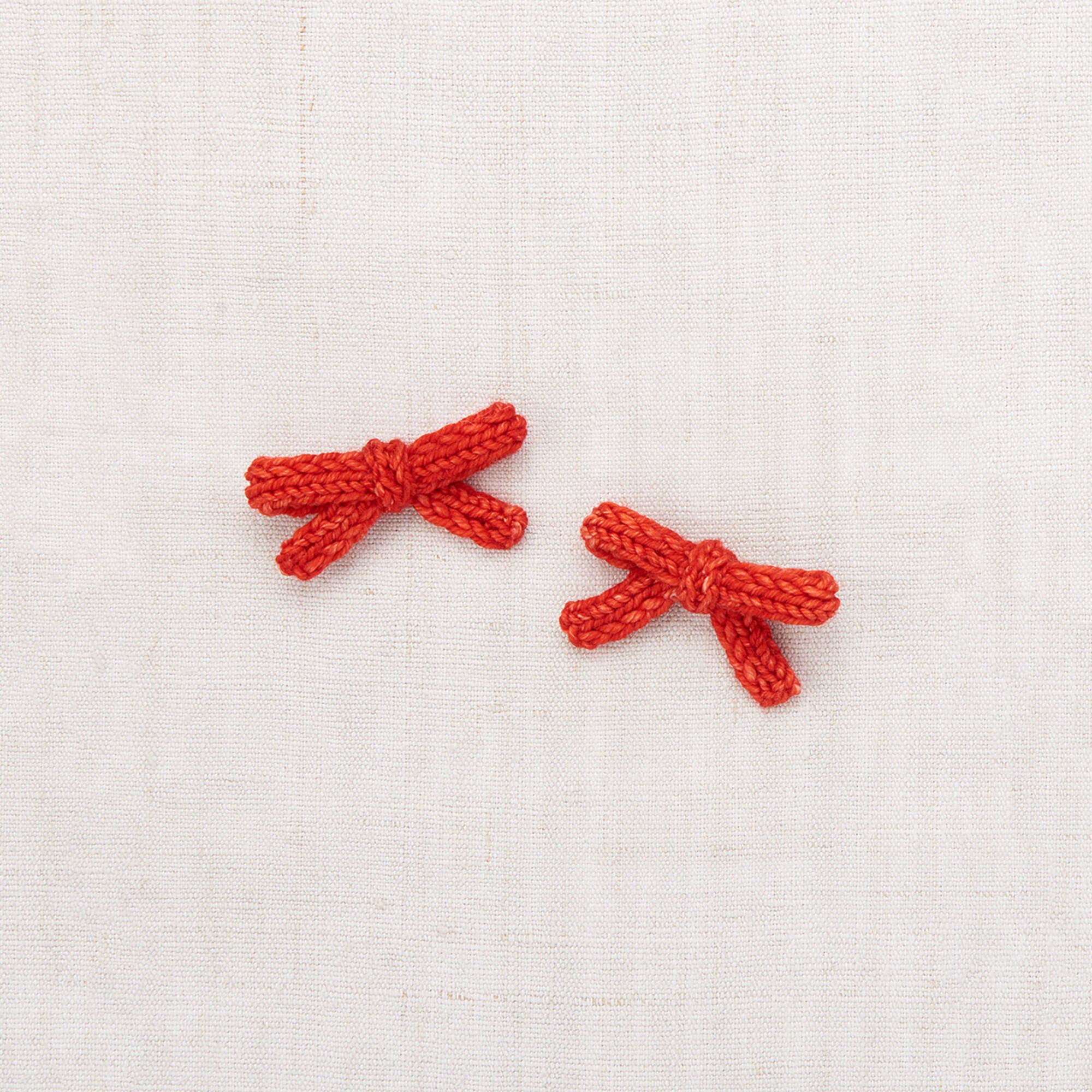 Girls Red Bow Hair Clips
