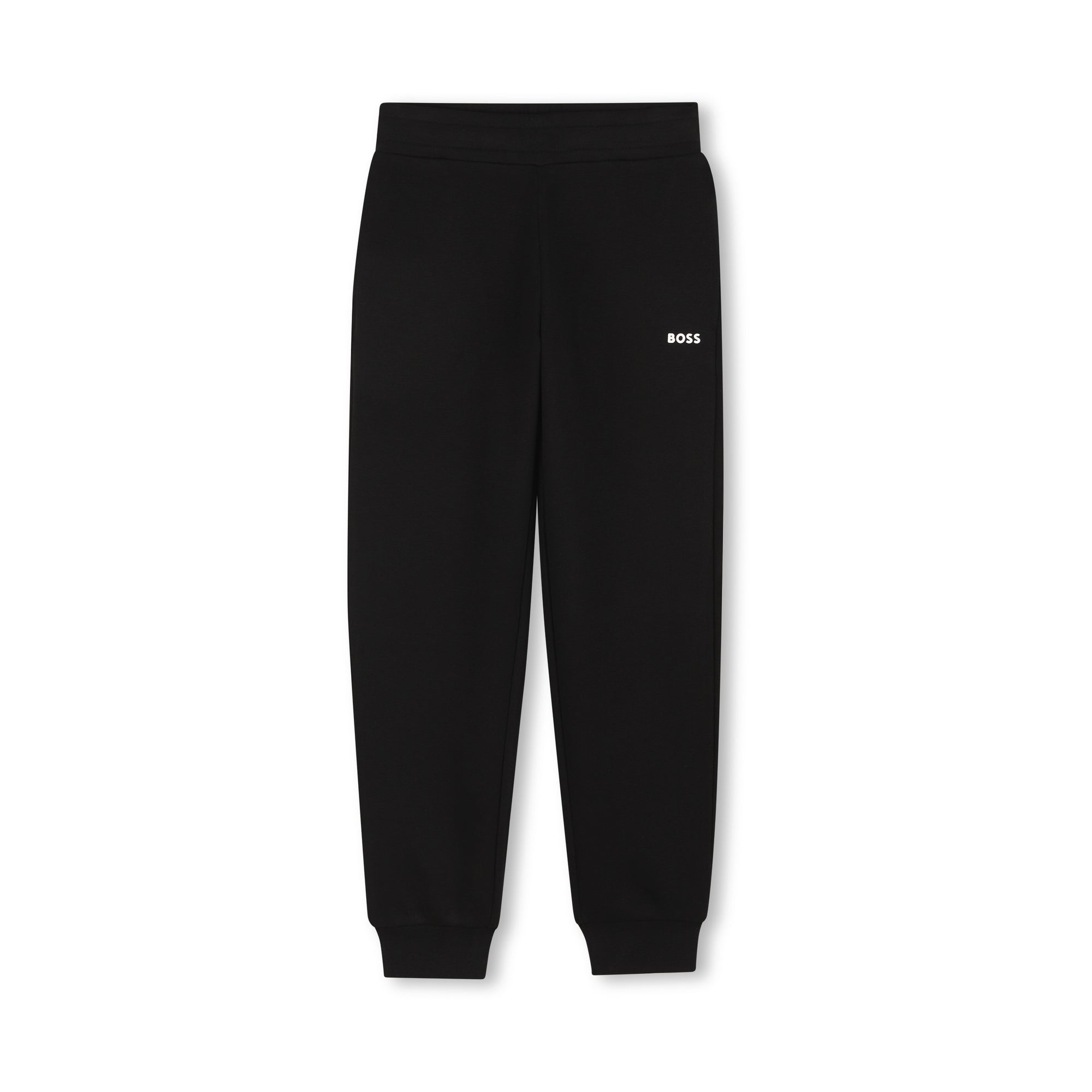 Boys Black Cotton Trousers