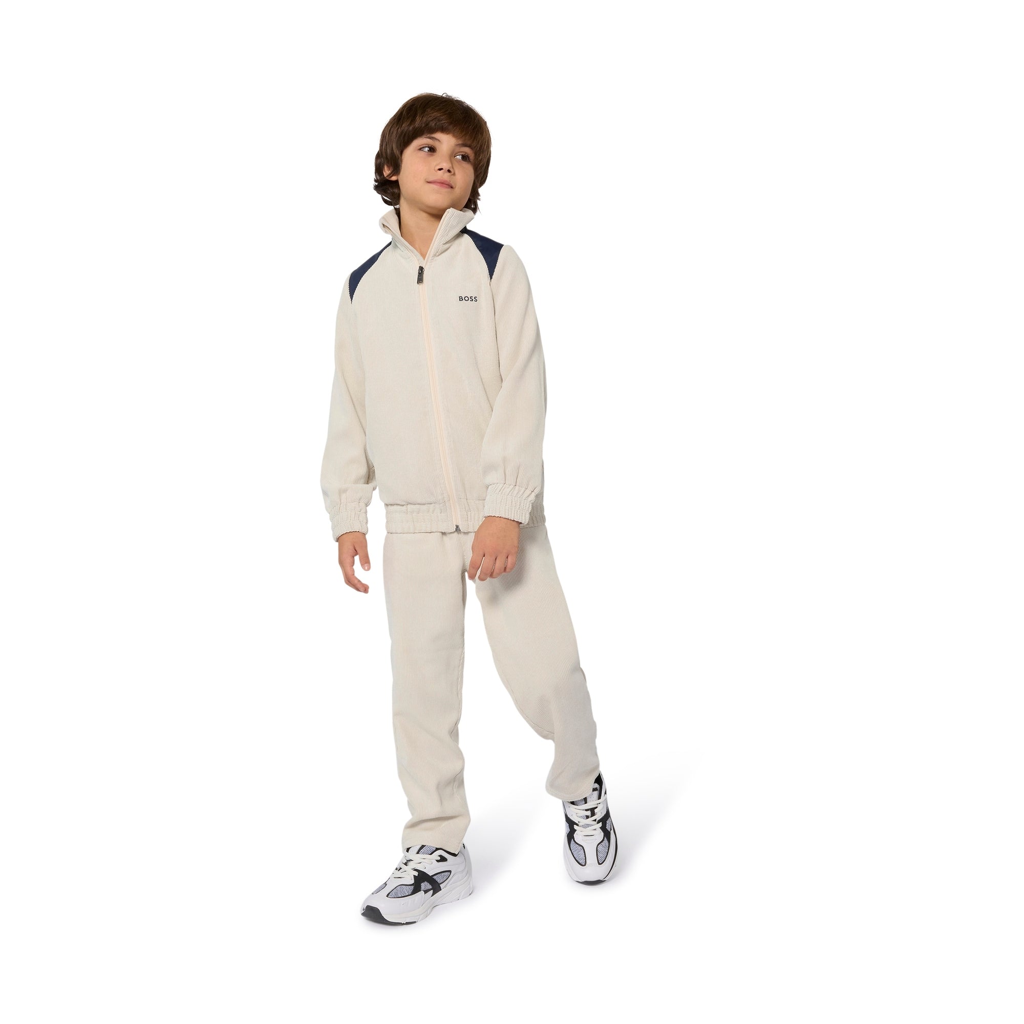 Boys Vanille Zip-Up Top
