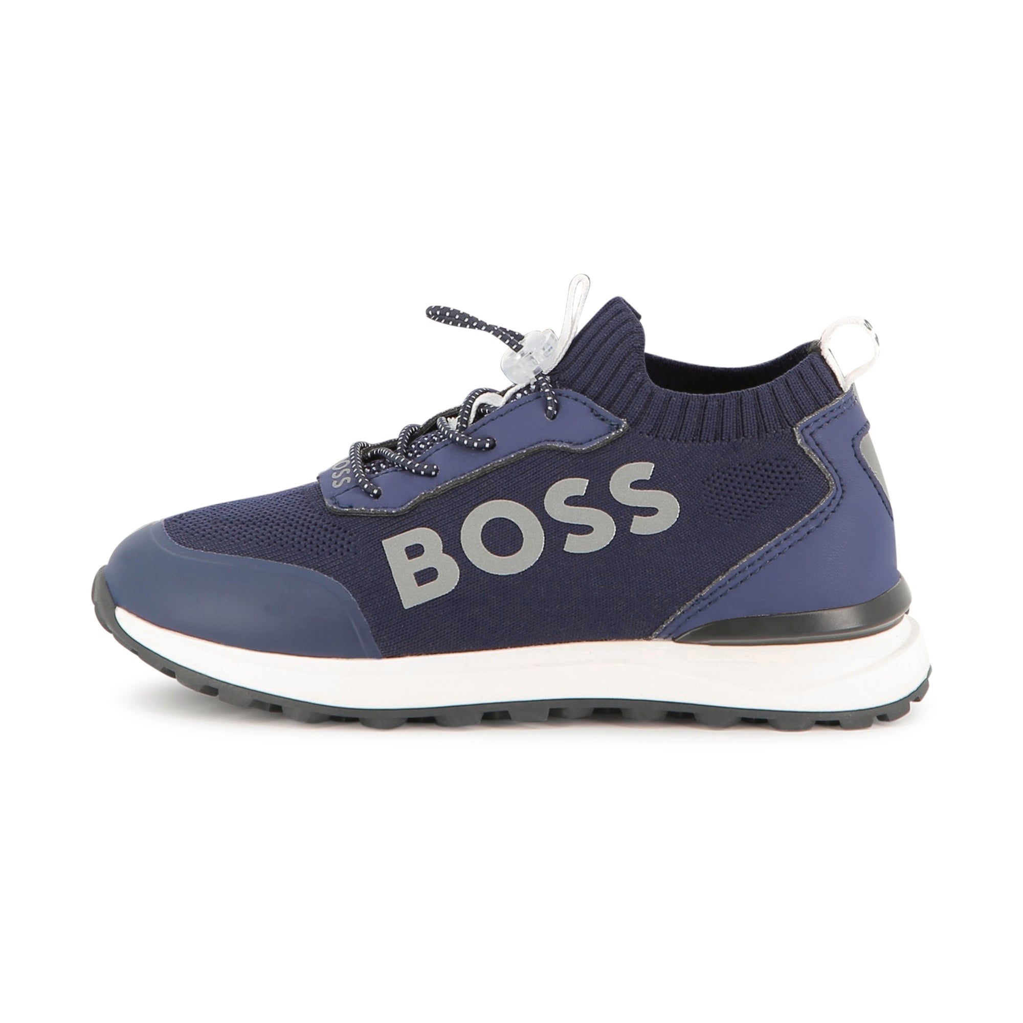 Boys Blue Logo Shoes