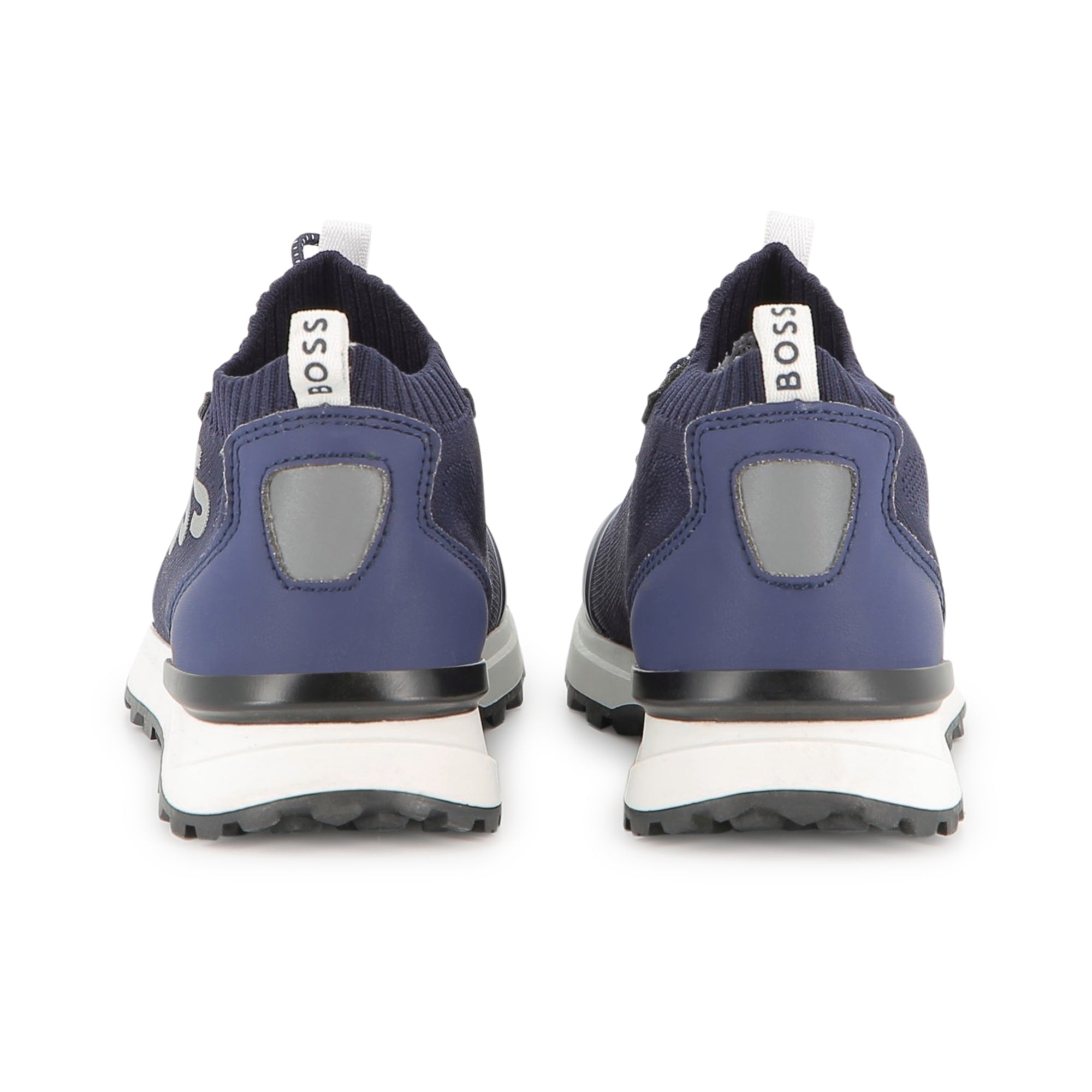 Boys Blue Logo Shoes