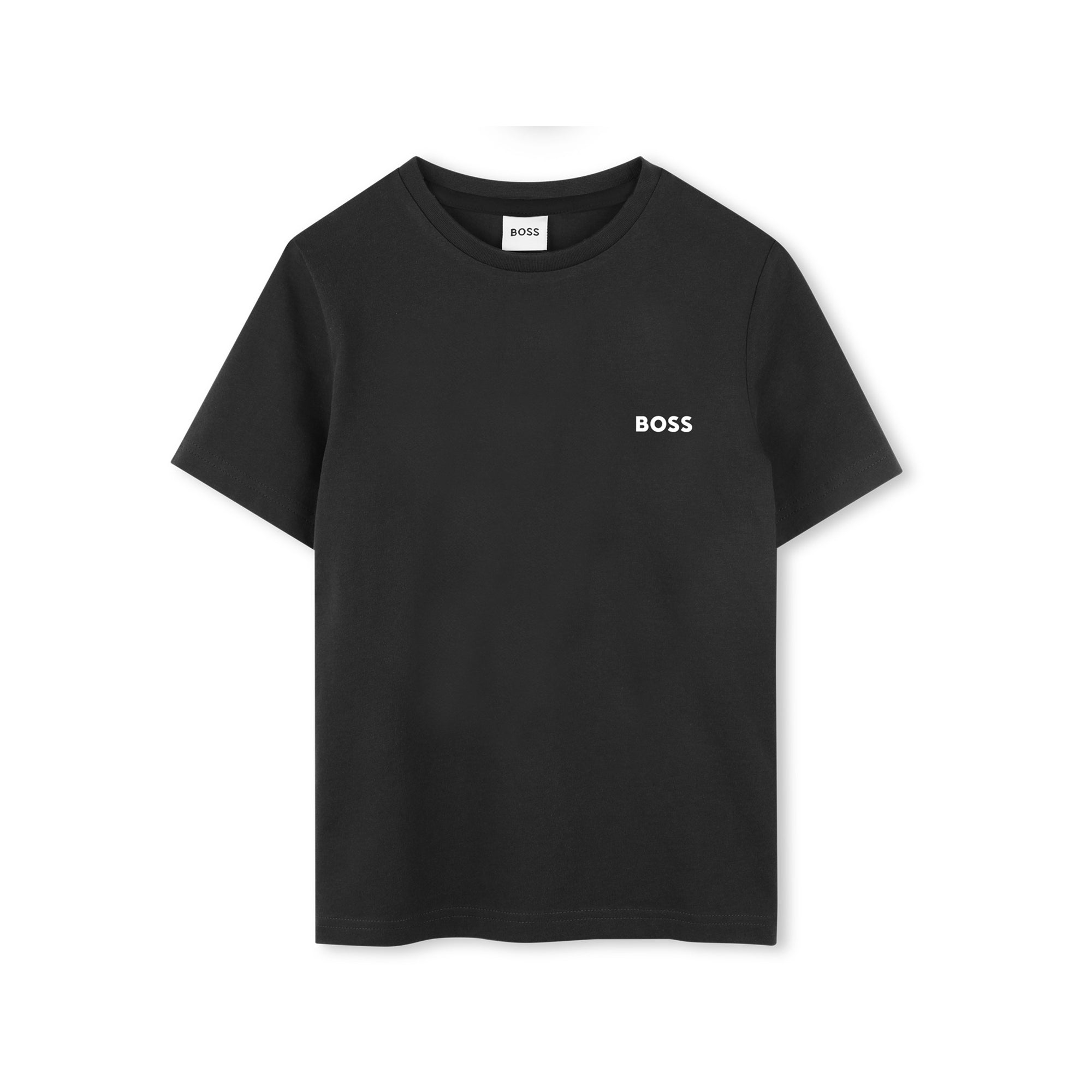 Boys Black & White Cotton T-Shirt Set(2 Pack)