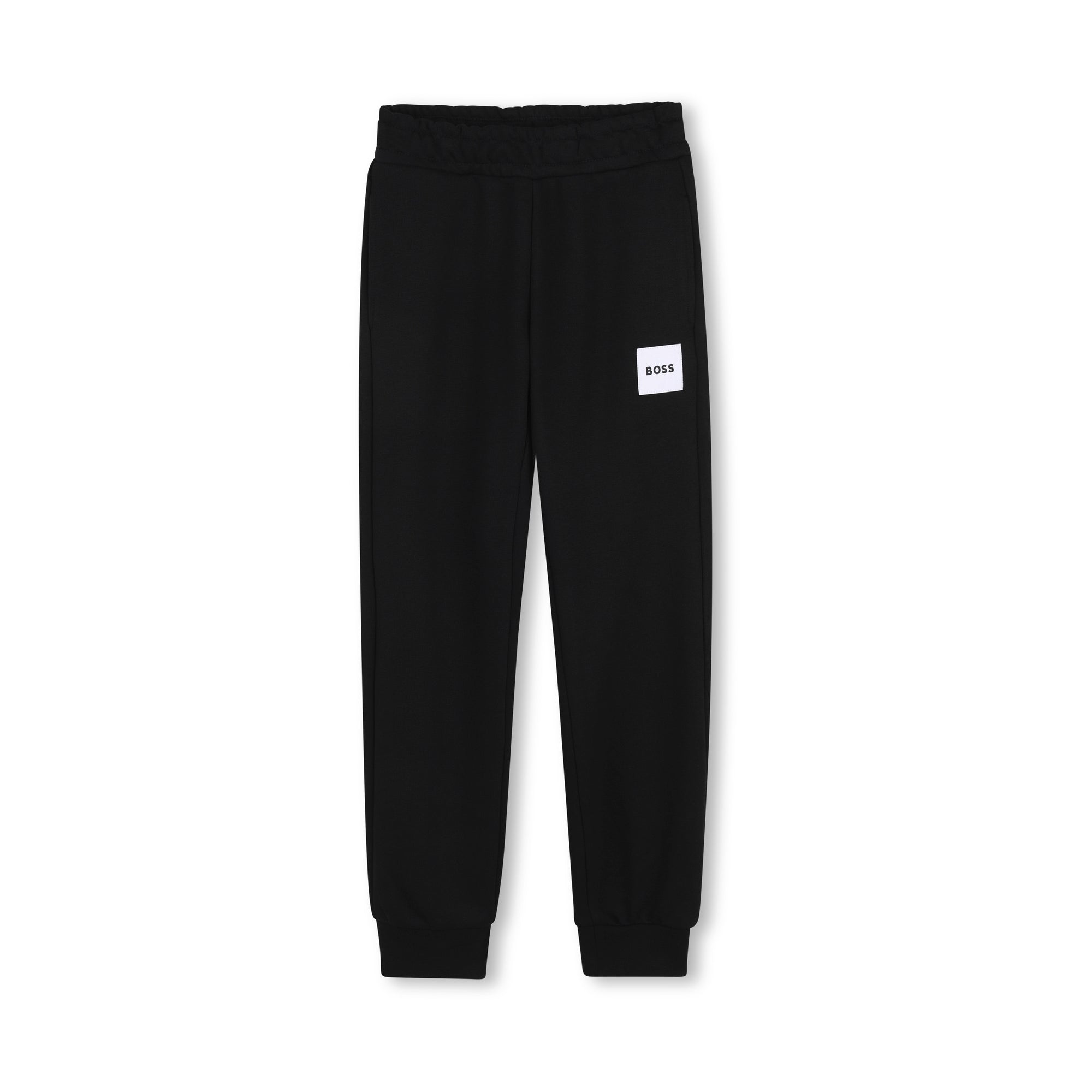 Boys Black Cotton Trousers