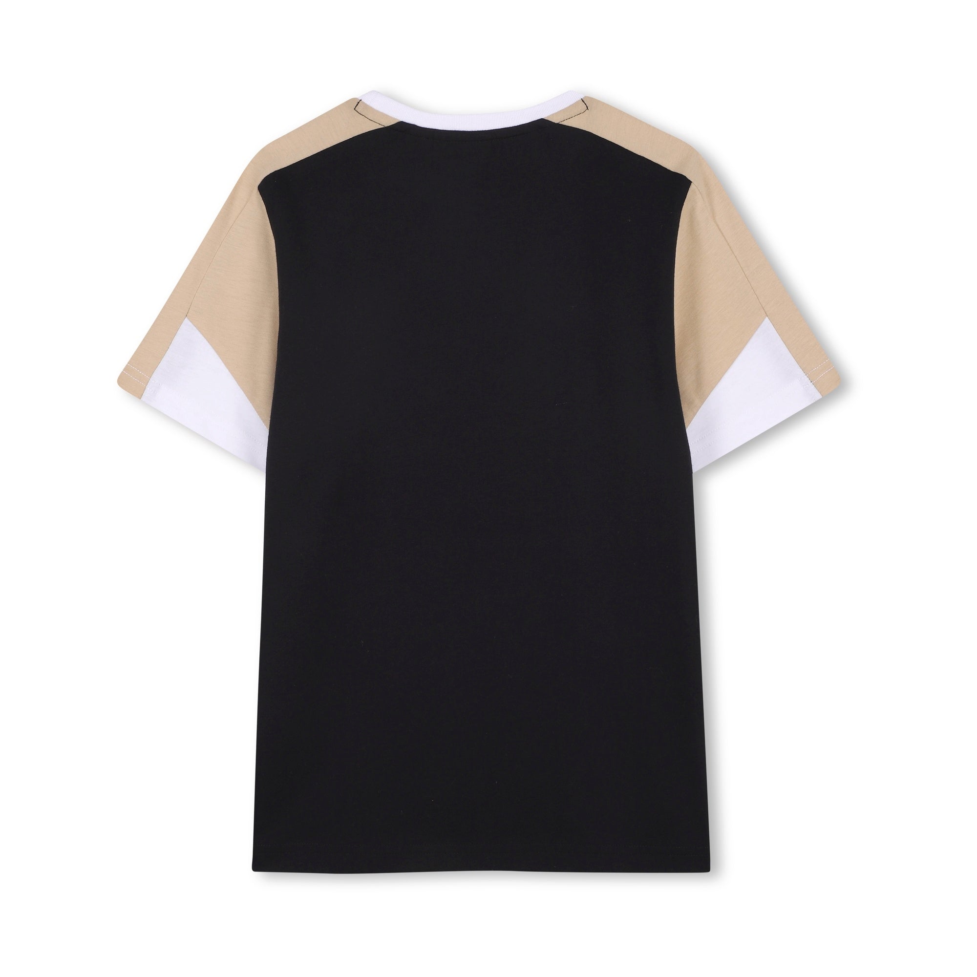 Boys Black Cotton T-Shirt & Shorts Set