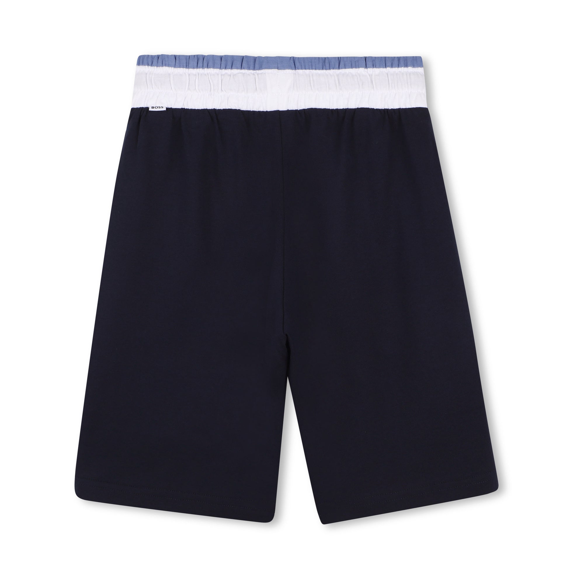 Boys White Cotton T-Shirt & Shorts Set