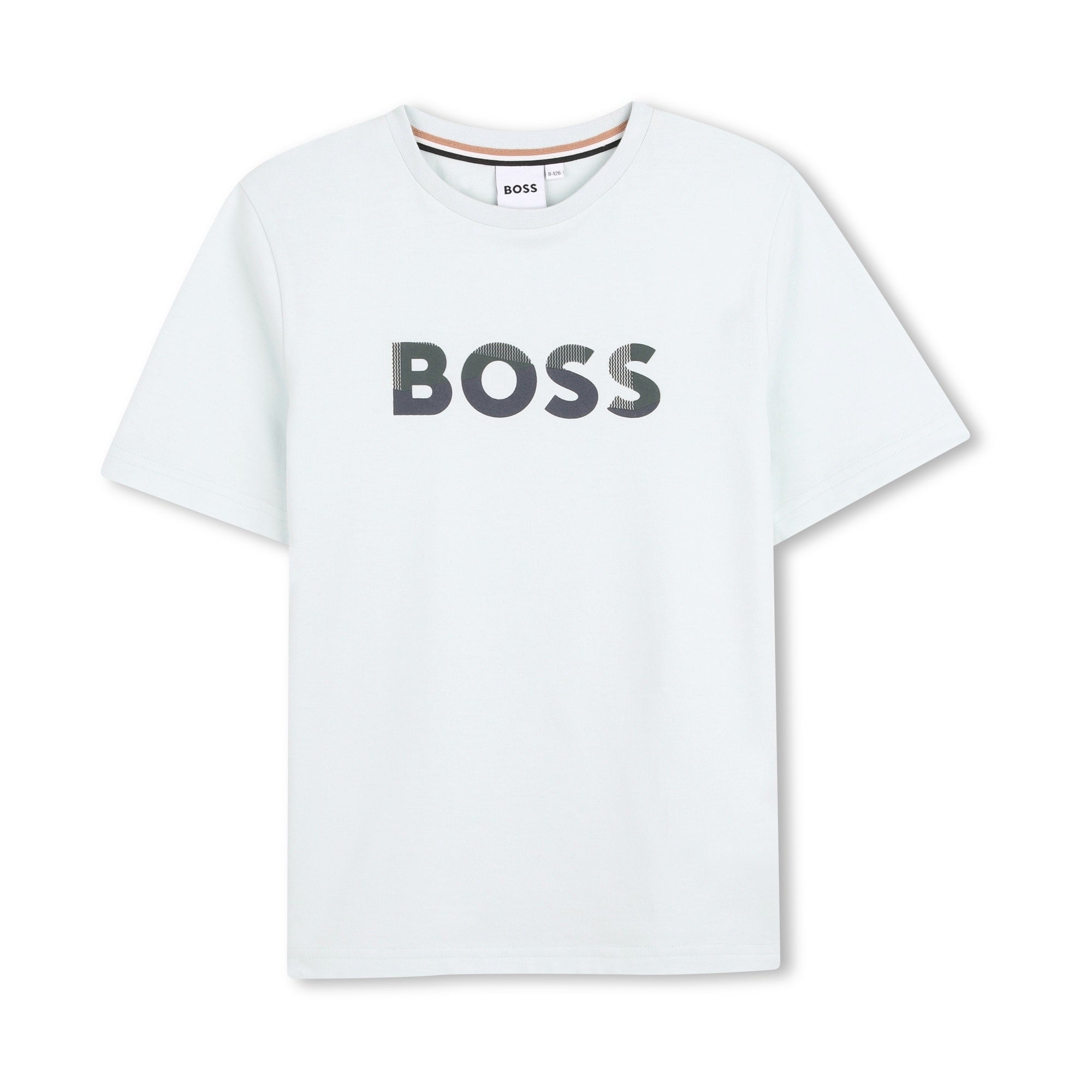 Boys Light Green Logo Cotton Set