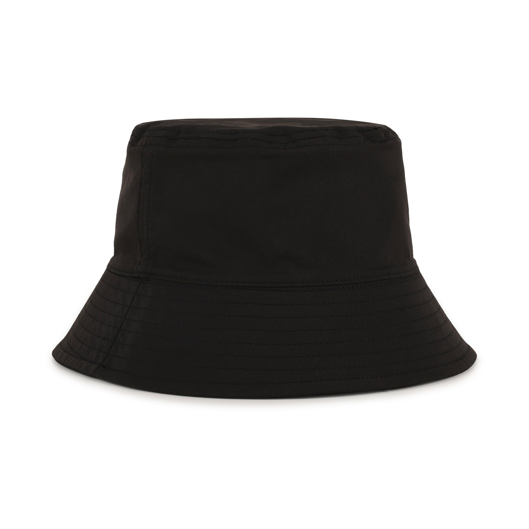 Boys Black Logo Reversible Bucket Hat