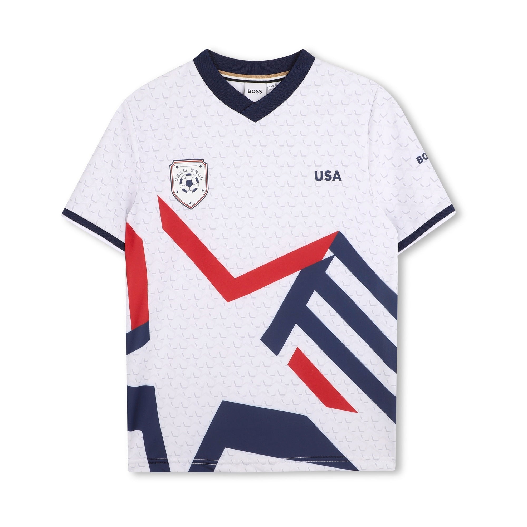 Boys White Football World Cup T-Shirt