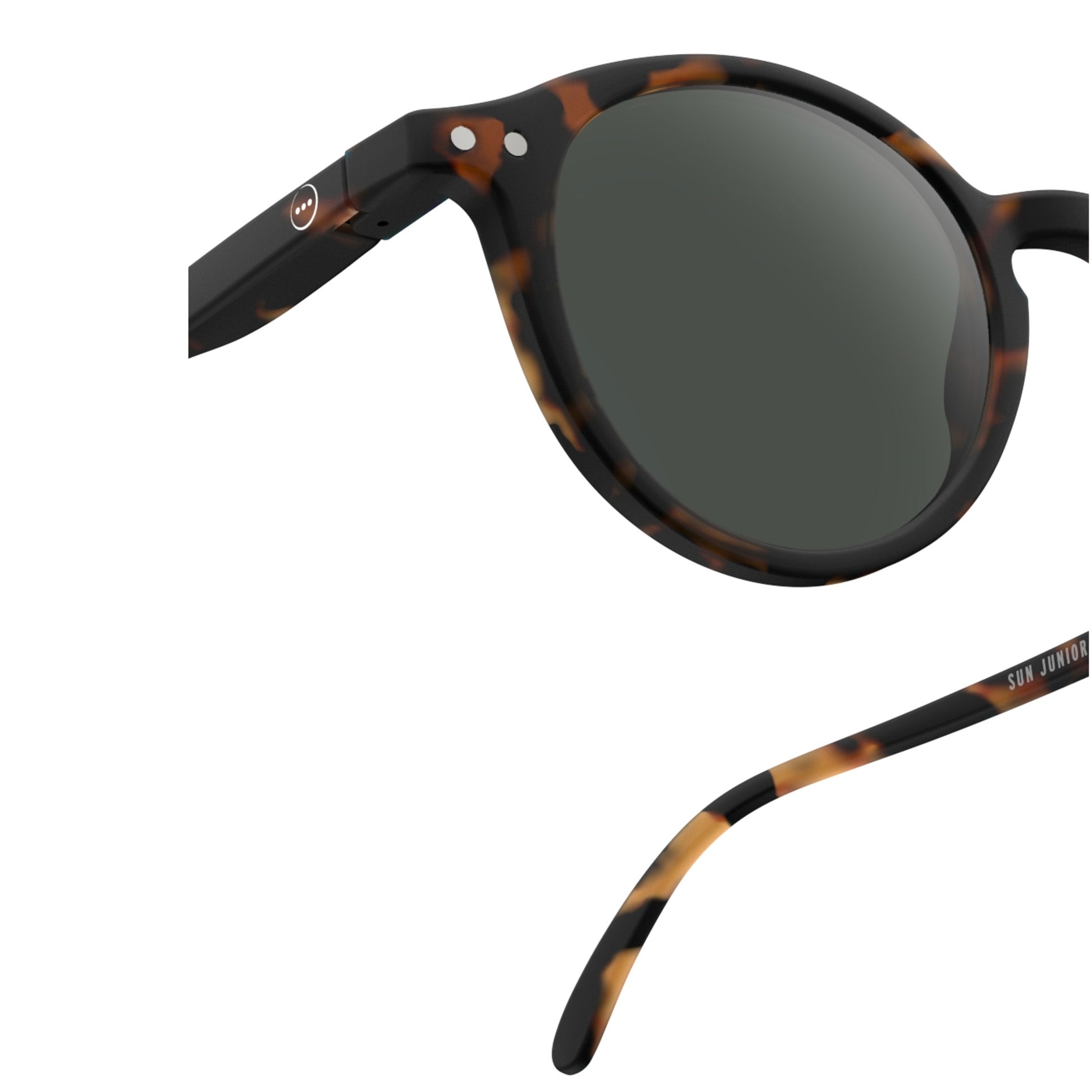 Boys & Girls Brown "SUN #D" Sunglasses(5-10Y)