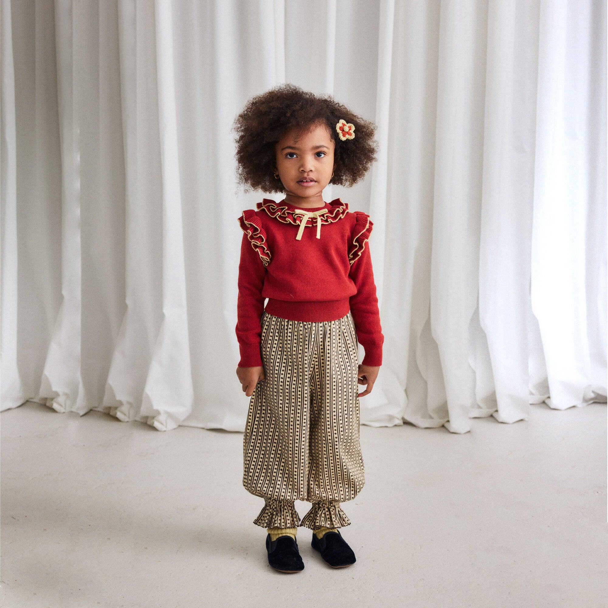 Boys & Girls Pink Flower Hair Clips