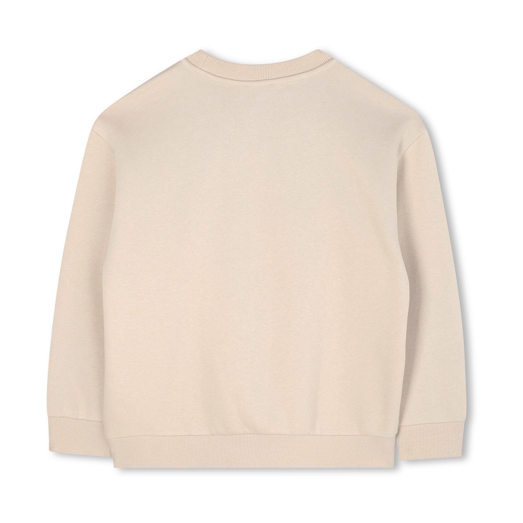 Boys Sand Embroidered Tiger Cotton Sweatshirt