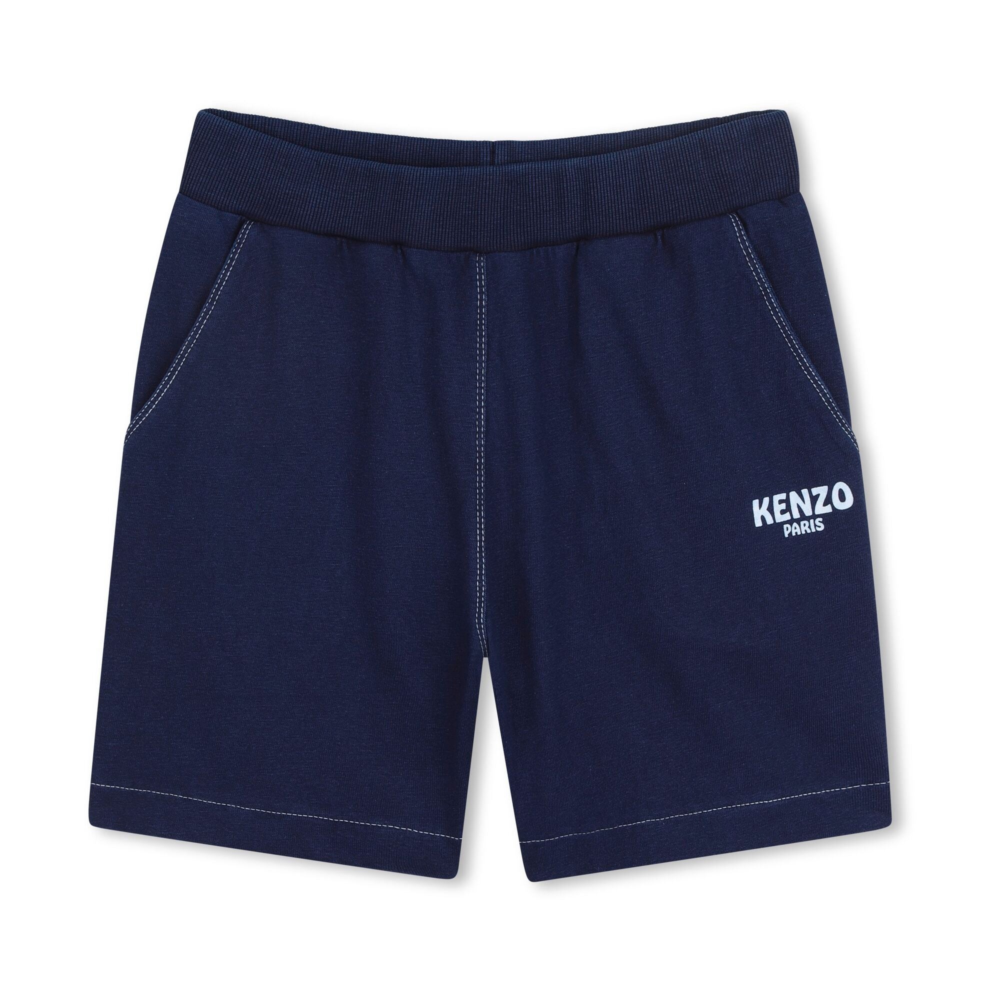 Boys Blue Cotton Shorts