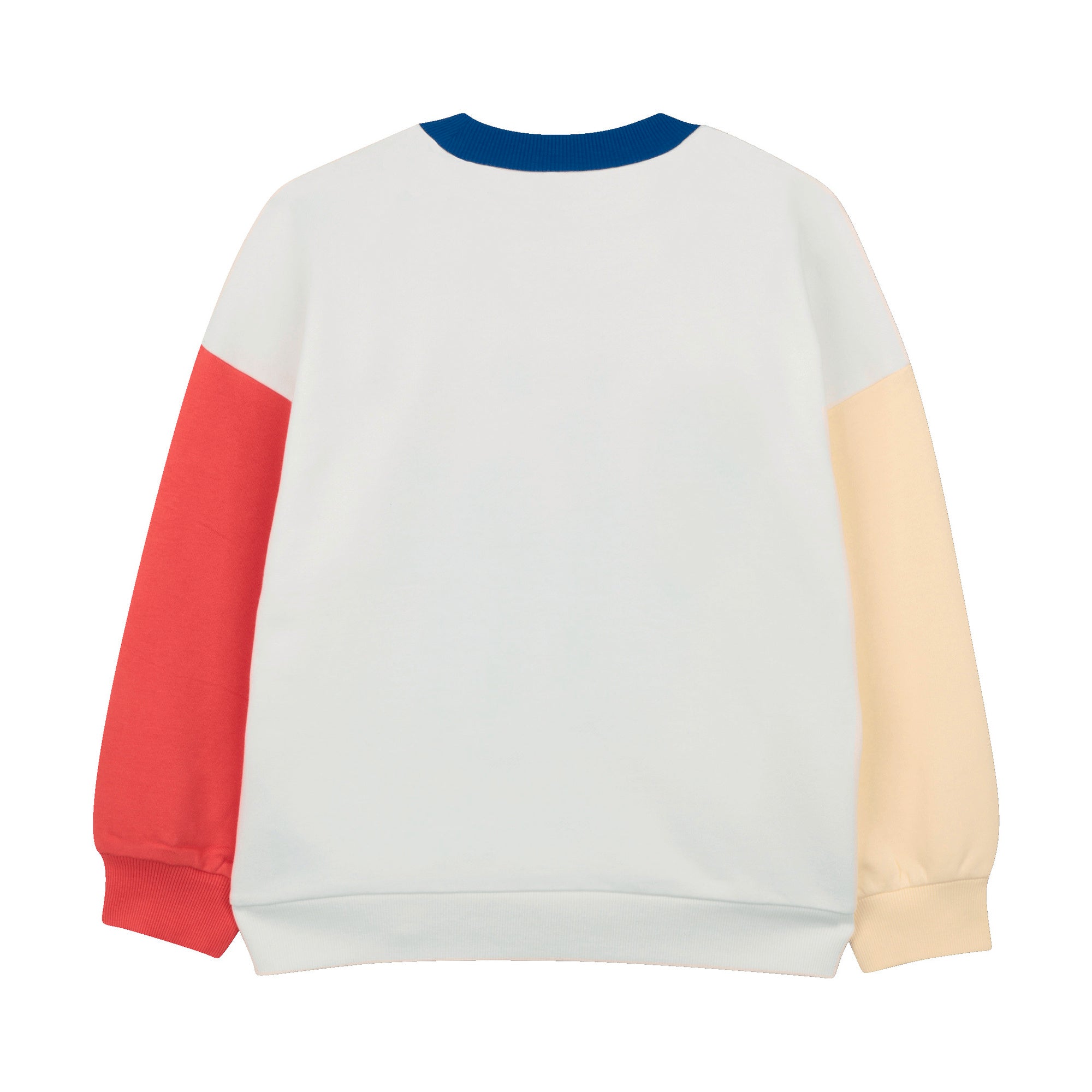 Boys White Embroidered Bubble Tiger Cotton Sweatshirt