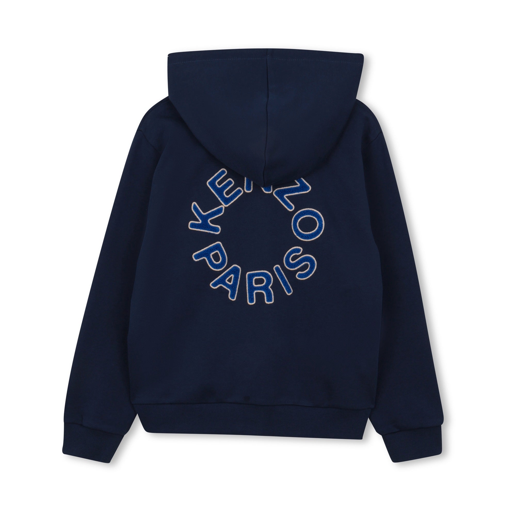 Boys & Girls Blue Cotton Zip-Up Top