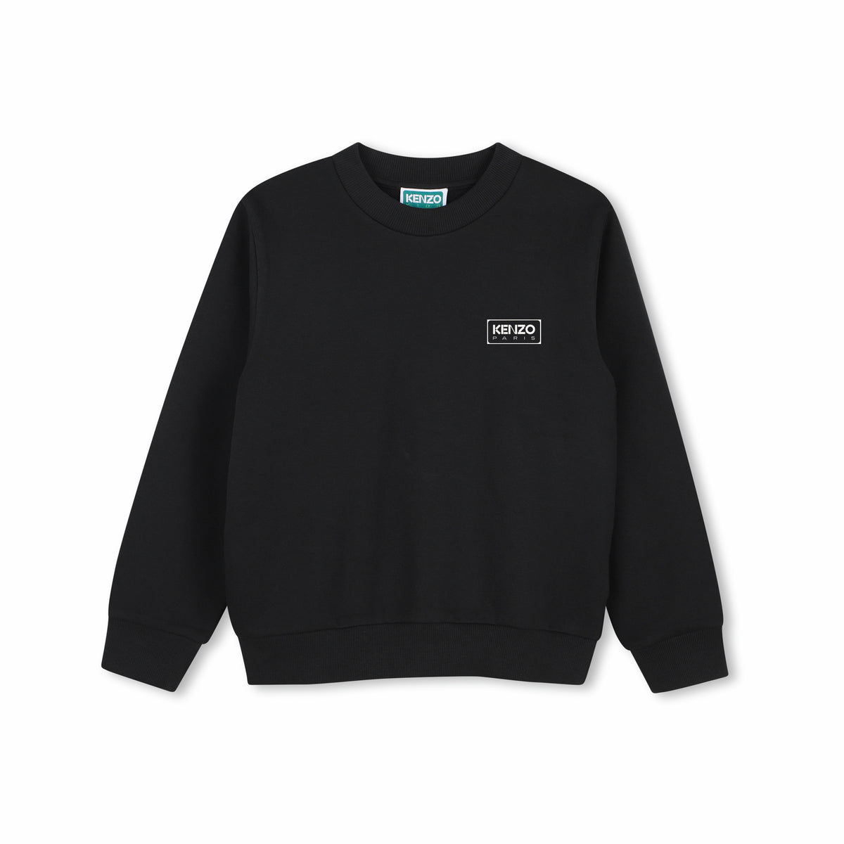 Boys & Girls Black Cotton Sweatshirt