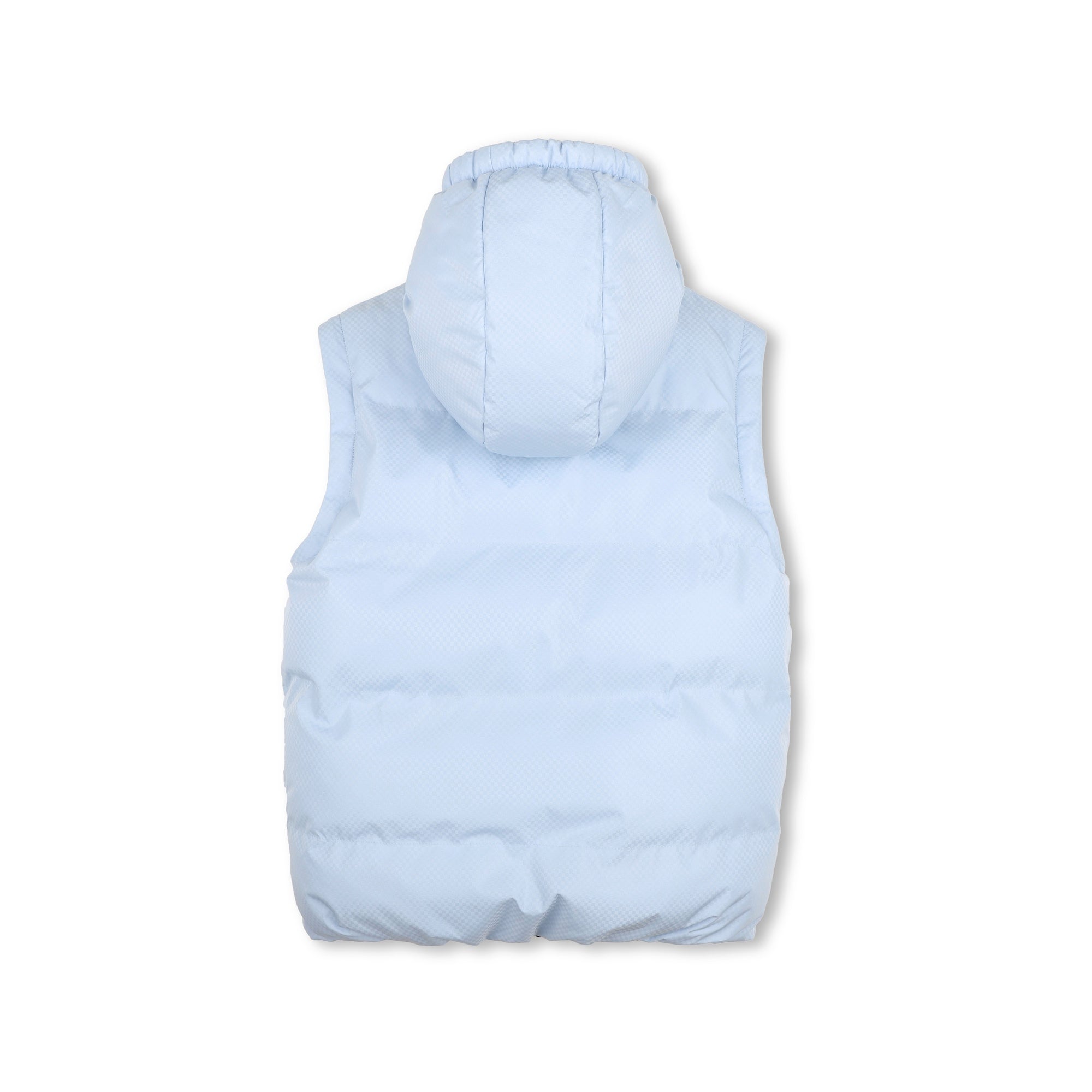 Boys Light Blue Reversible 2-in-1 Padded Jacket