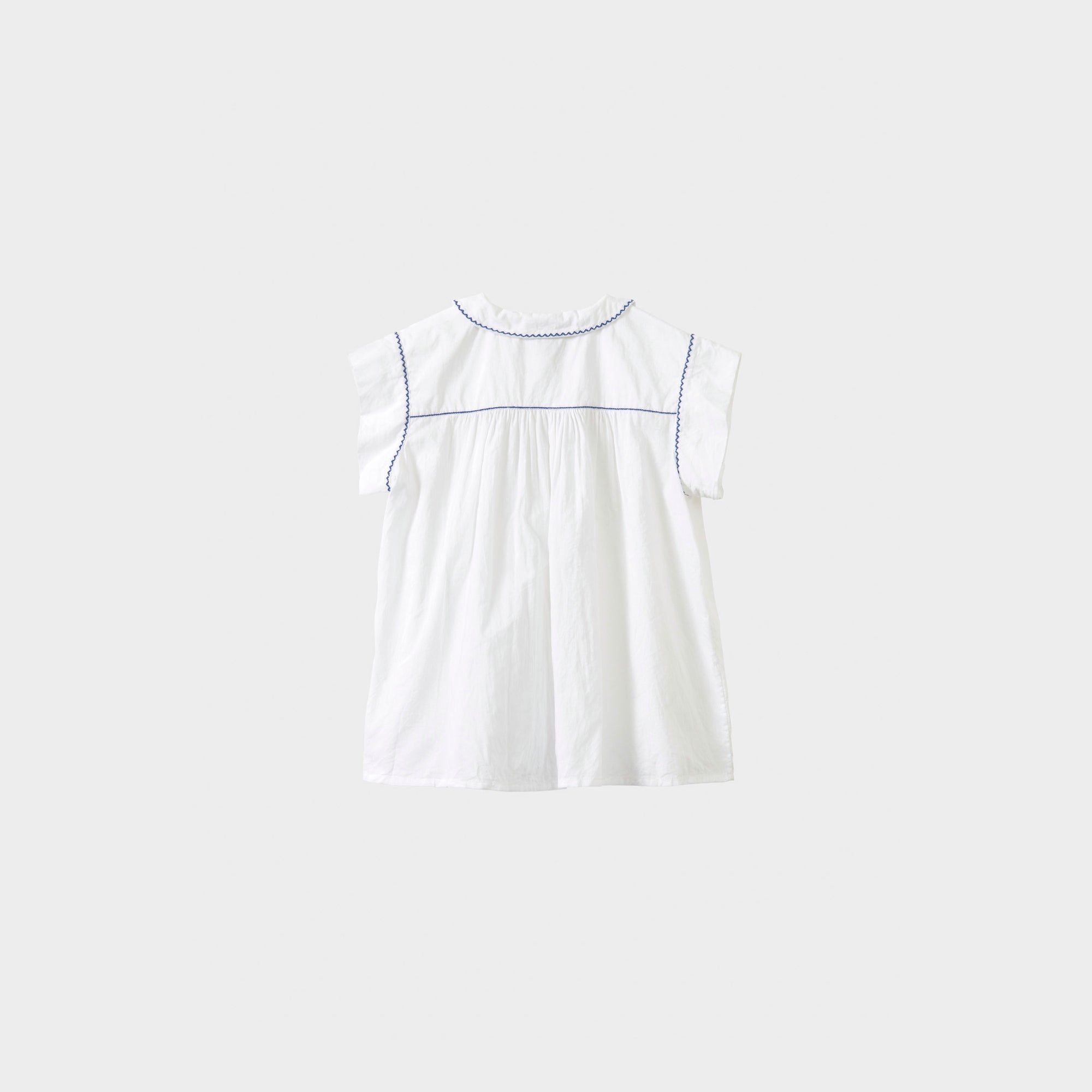 Girls White Cotton Top