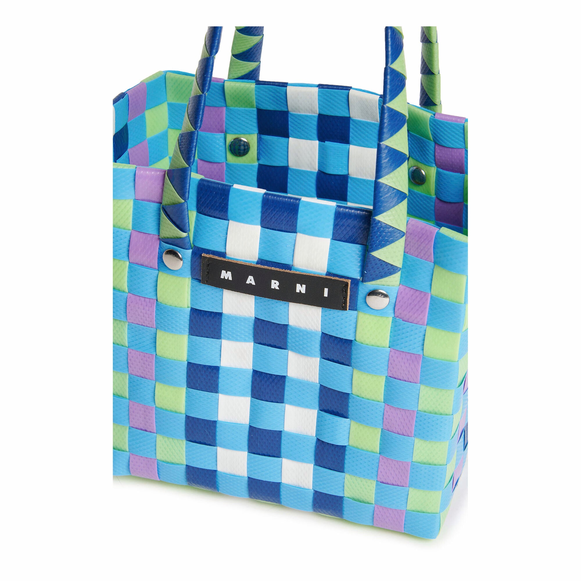 Girls Blue Logo Handbag