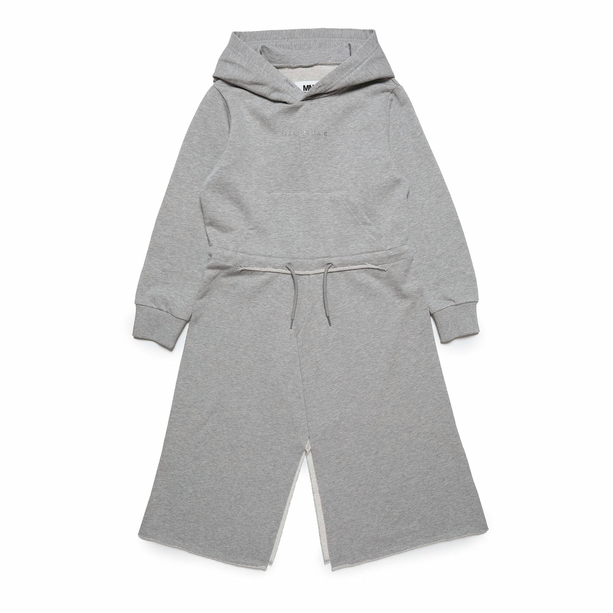 Girls Grey Cotton Dress