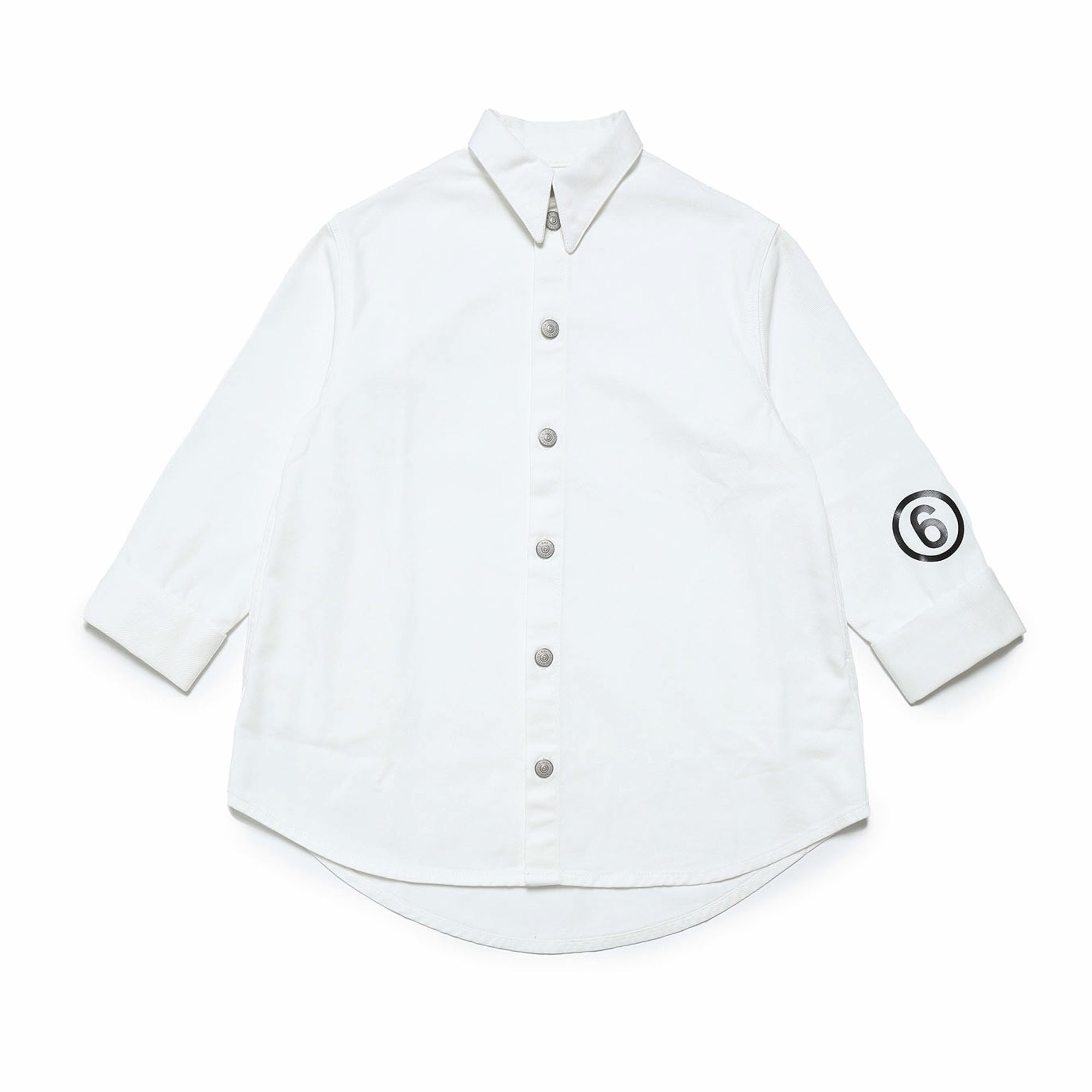 Girls White Cotton Dress