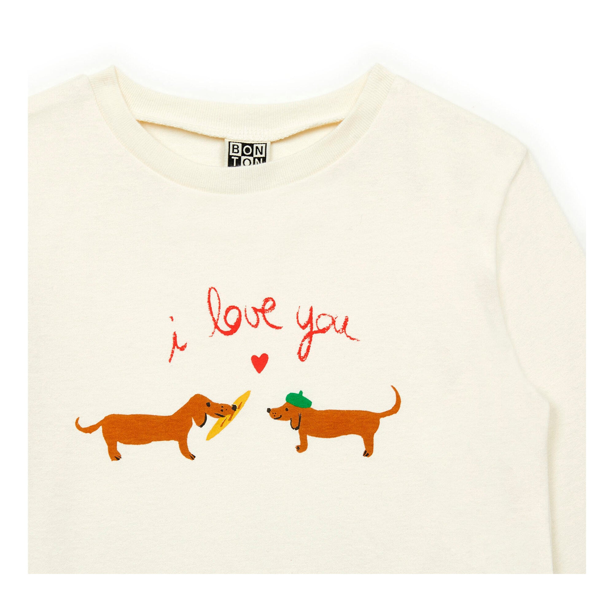 Girls White Printed Cotton T-Shirt