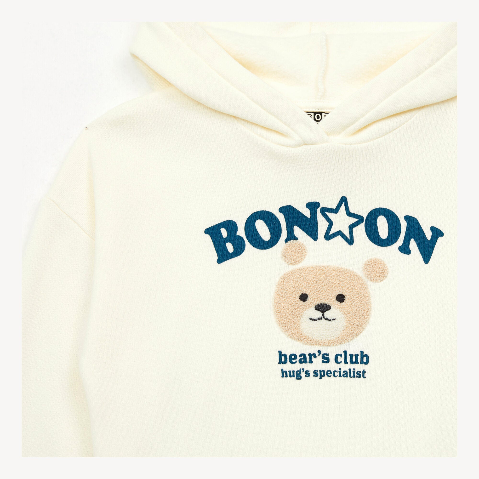 Girls White Printed Cotton Sweatshirt