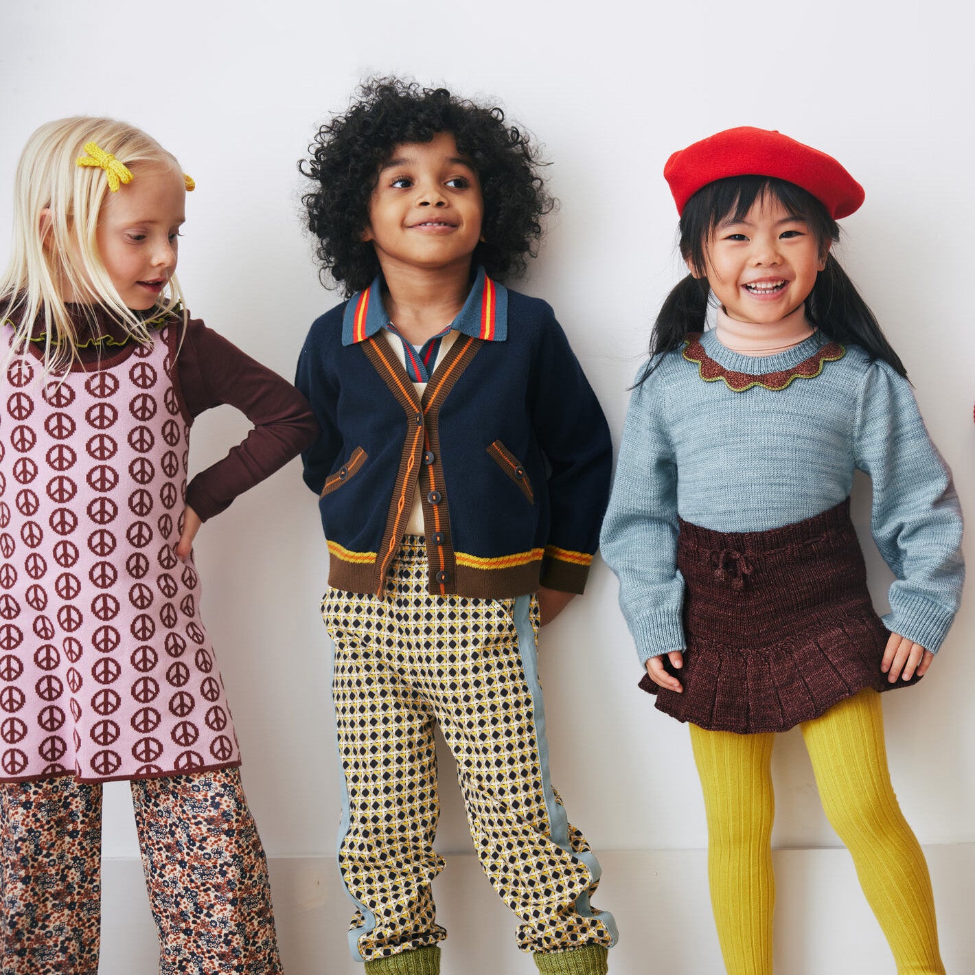 Girls Fig Wool Skirt